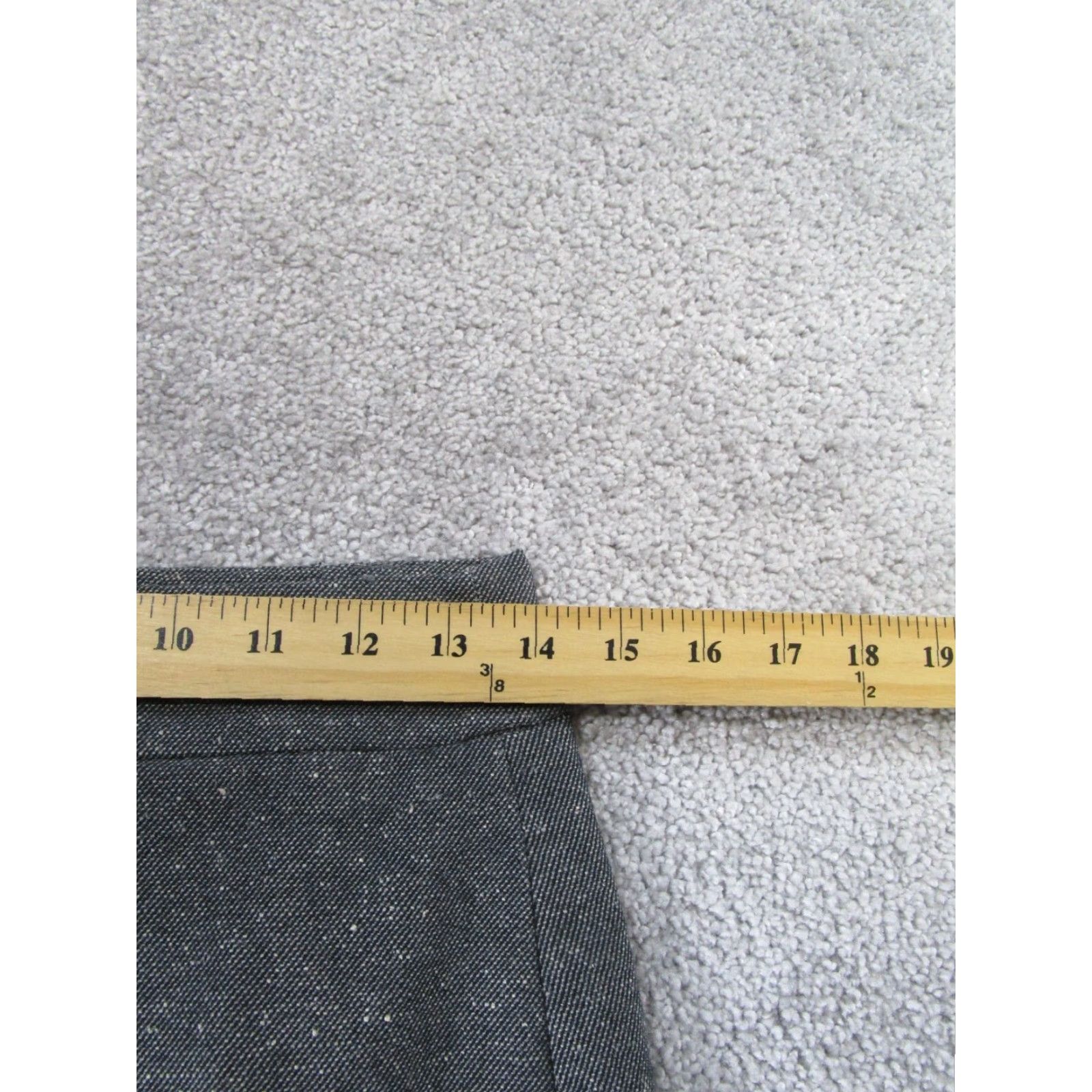 Ann Taylor Ann Taylor Pencil Skirt Womens 4 Gray Cotton Blend Formal Knee-Length Womens Size 27" / US 4 / IT 40 - 4 Thumbnail
