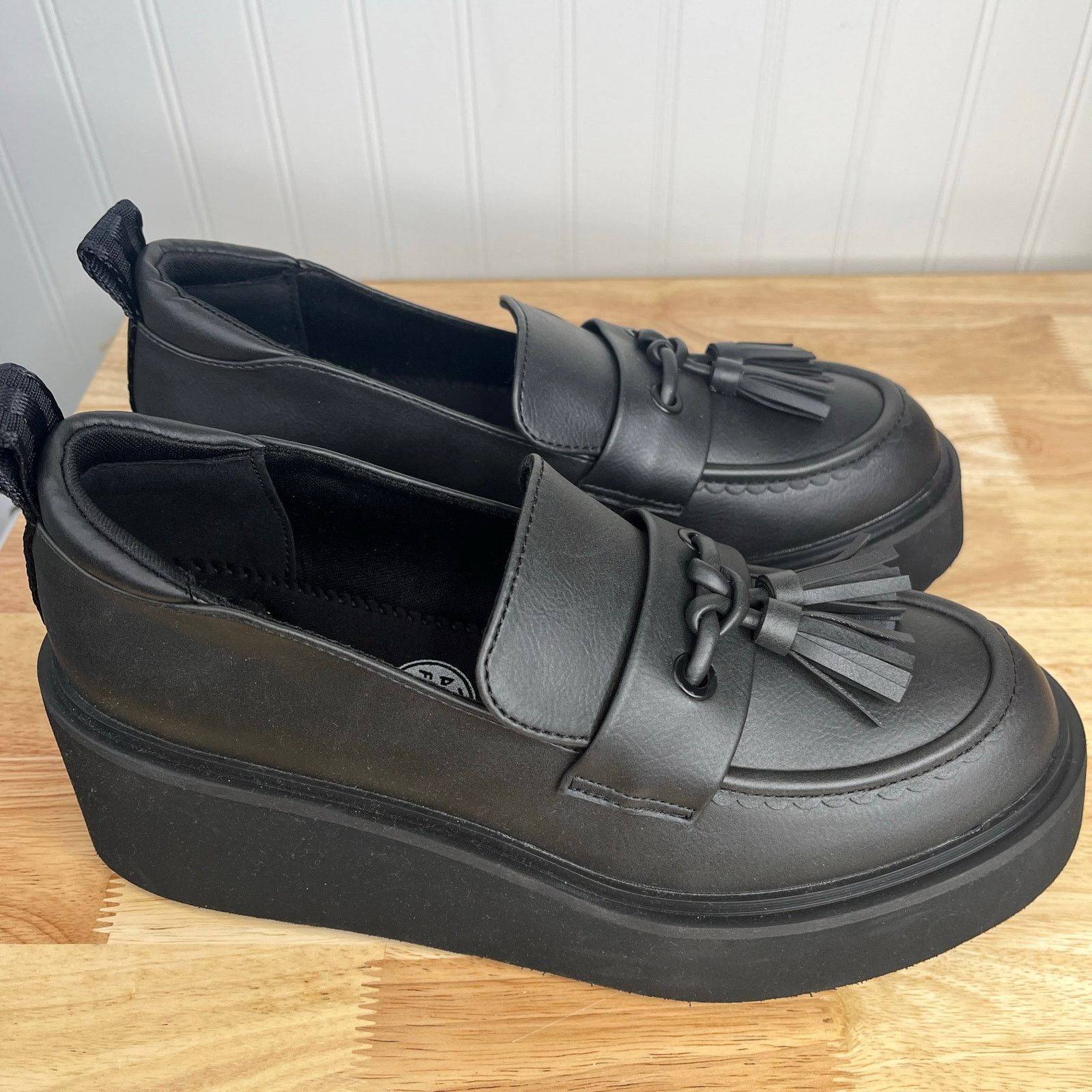 Other Rocket Dog Harper Platform Black Chunky Loafer Grunge Y2K Size US 9 / IT 39 - 8 Thumbnail