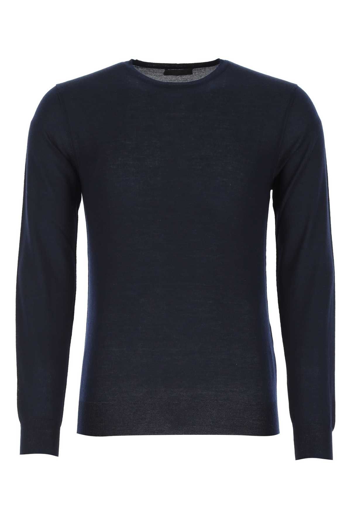 image of Prada Navy Blue Cashmere Sweater, Men's (Size 2XL)