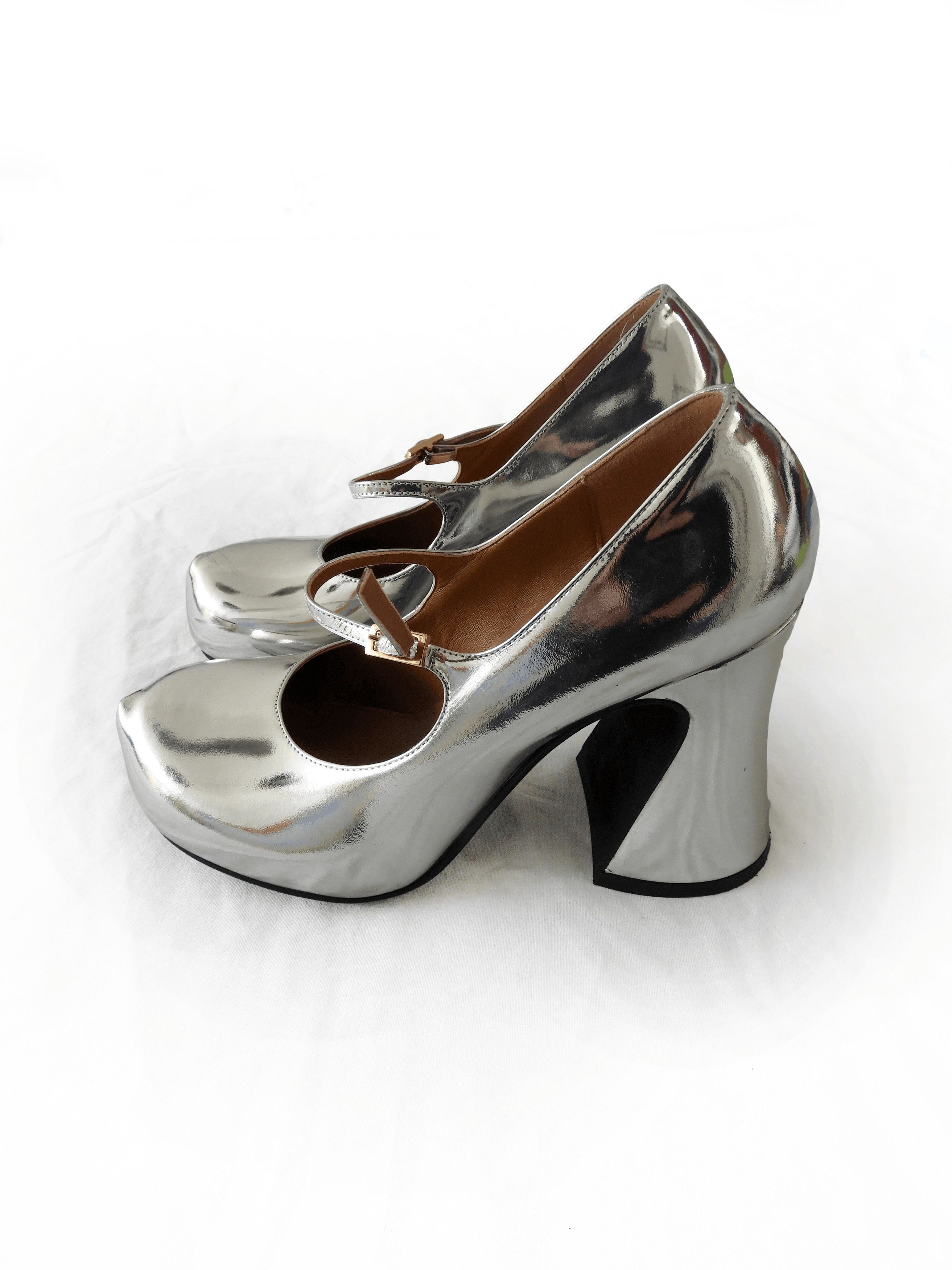 Marni Marni Silver heels Size US 9 / IT 39 - 1 Thumbnail