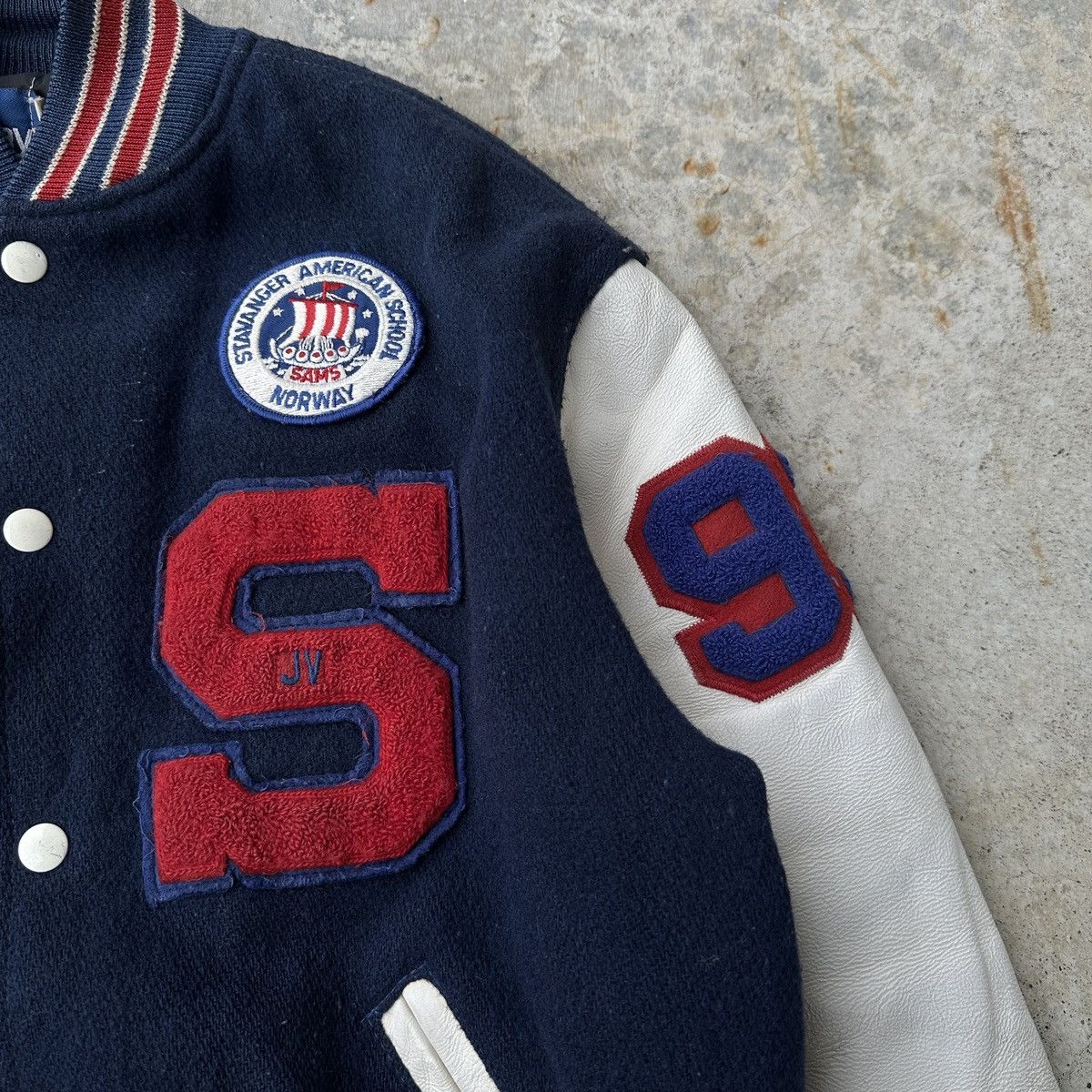 Vintage 80s College letterman football hippie patch varsity jkt Size US M / EU 48-50 / 2 - 4 Thumbnail