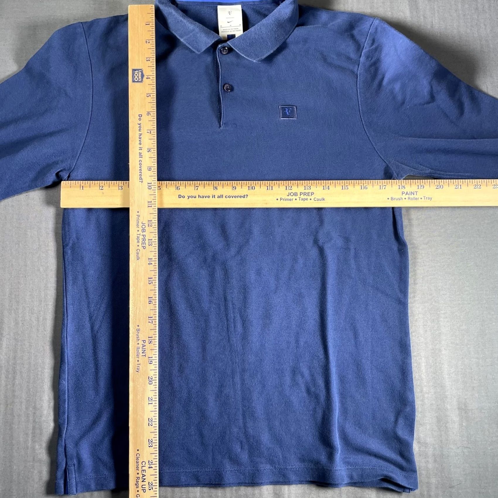 Nike Nike Polo Shirt Mens Medium Long Sleeve Roger Federer Tennis Classic Size US M / EU 48-50 / 2 - 5 Thumbnail