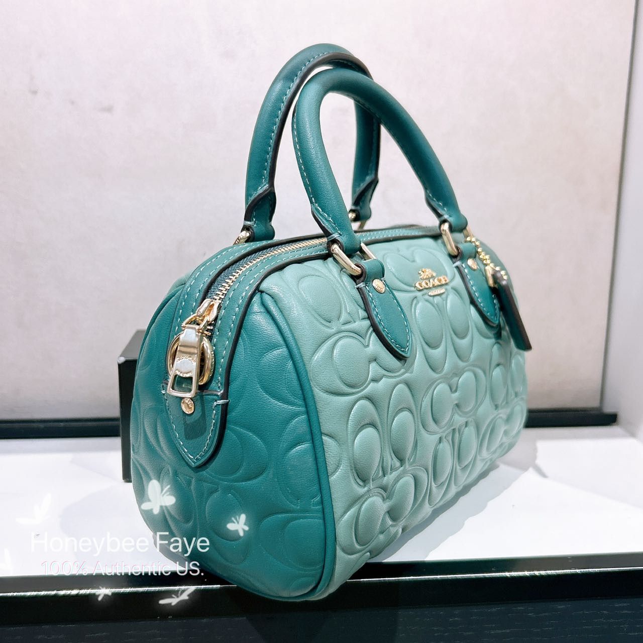Coach Mini Rowan Crossbody Bag In Blocked Signature Leather CY744 Size ONE SIZE - 3 Thumbnail