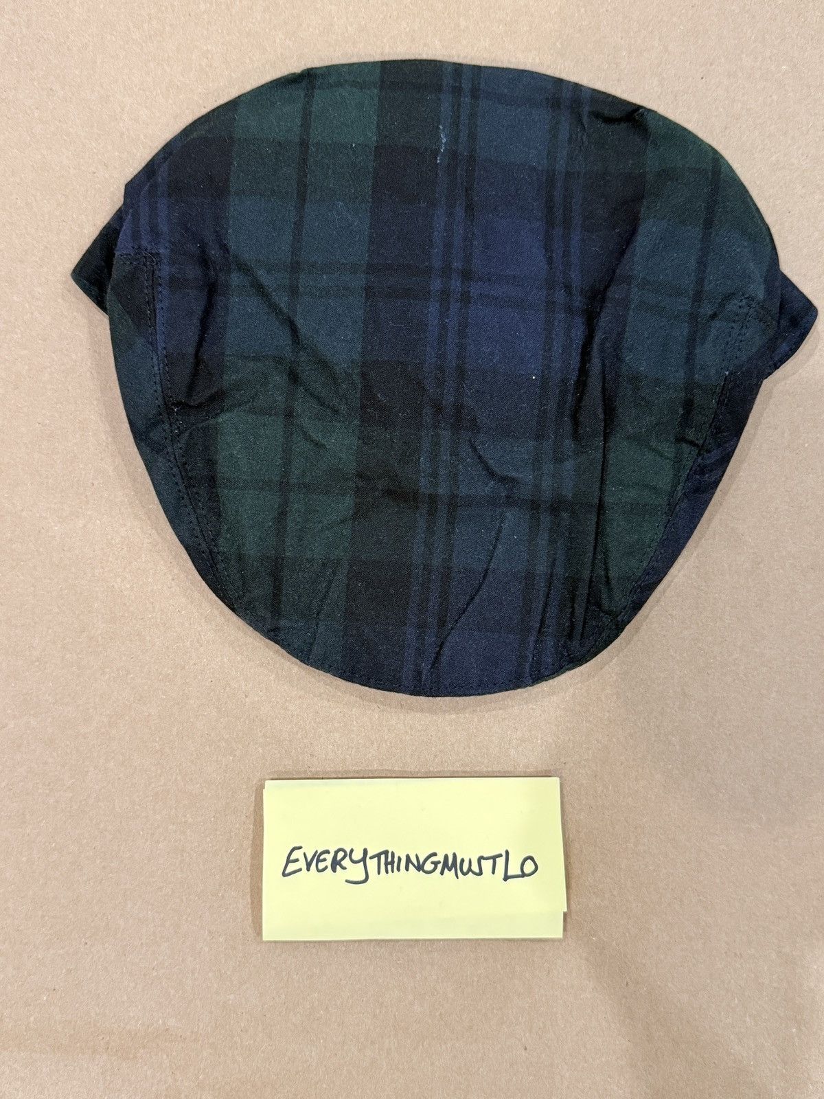 Polo Ralph Lauren Polo Ralph Lauren Newsboy Cap blue green black watch plaid Size ONE SIZE - 1 Thumbnail