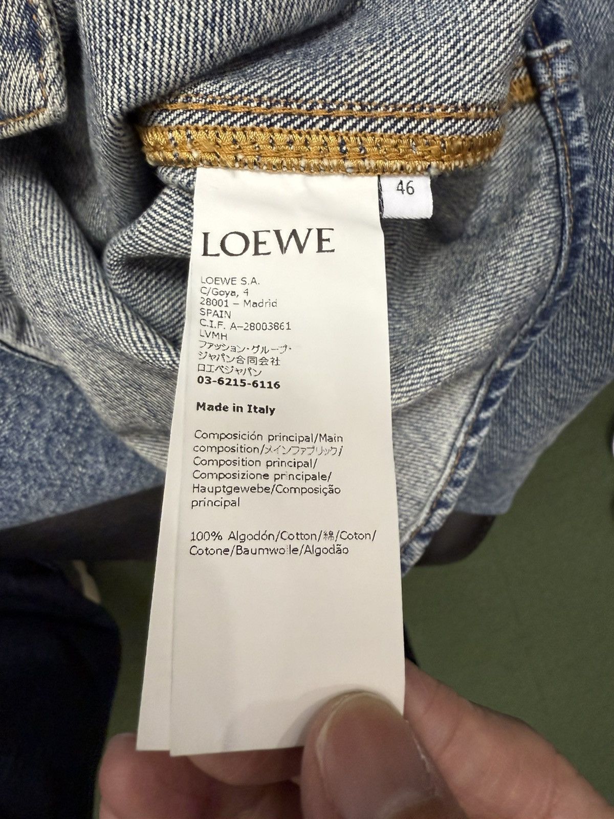 Loewe Loewe denim bow shirt 46 Size US S / EU 44-46 / 1 - 7 Thumbnail