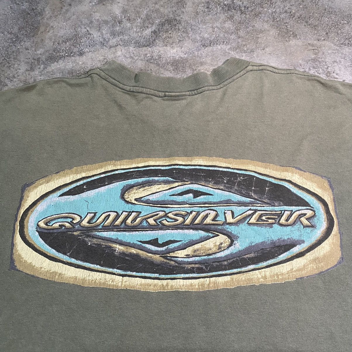 Quiksilver × Vintage 🔥RARE🔥 VINTAGE 90’s QUIKSILVER BIG LOGO LONGSLEEVE T SHIRT Size US XL / EU 56 / 4 - 6 Thumbnail