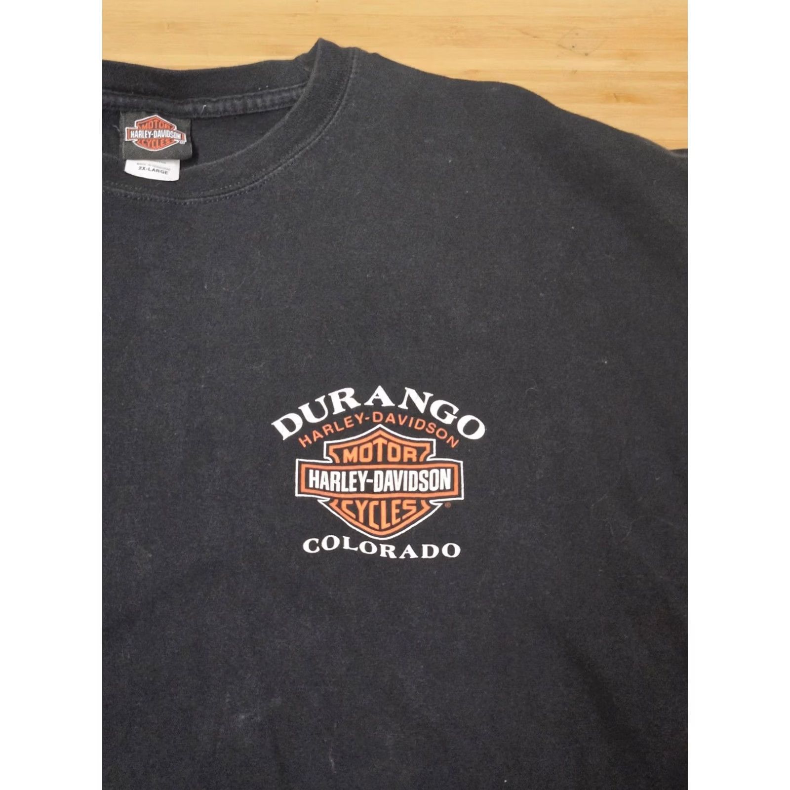 Harley Davidson Harley-Davidson Shirt Mens 2XL Black Million Dollar Highway Durango Colorado 2013 Size US XXL / EU 58 / 5 - 2 Thumbnail