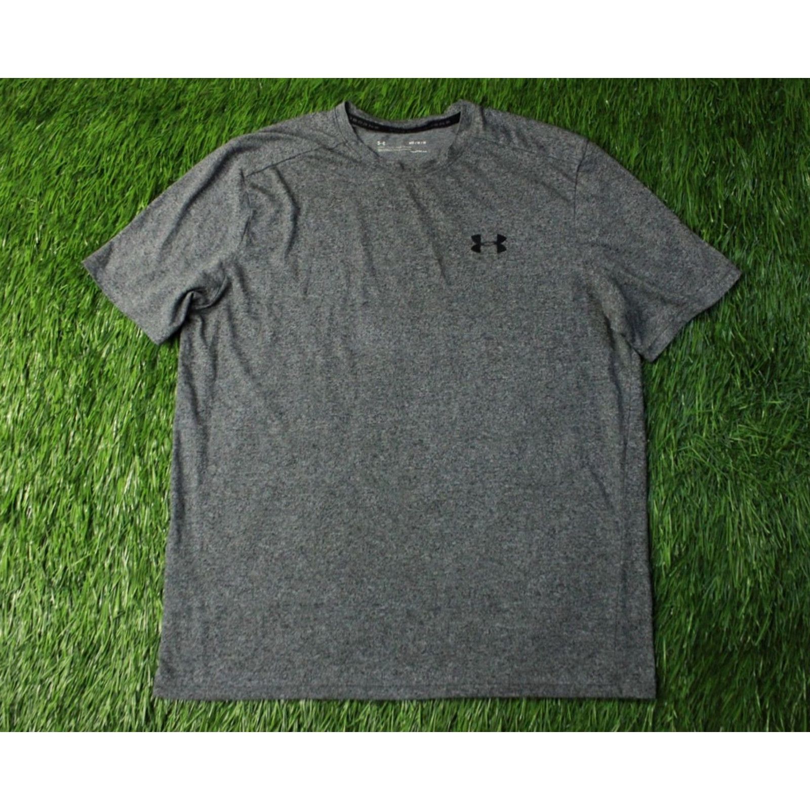 Under Armour UNDER ARMOUR SHIRT MEN JERSEY T-SHIRT TEE HEATGEAR SIZE M Gray Classic Short Sleeve Casual Summer Size US M / EU 48-50 / 2 - 2 Thumbnail