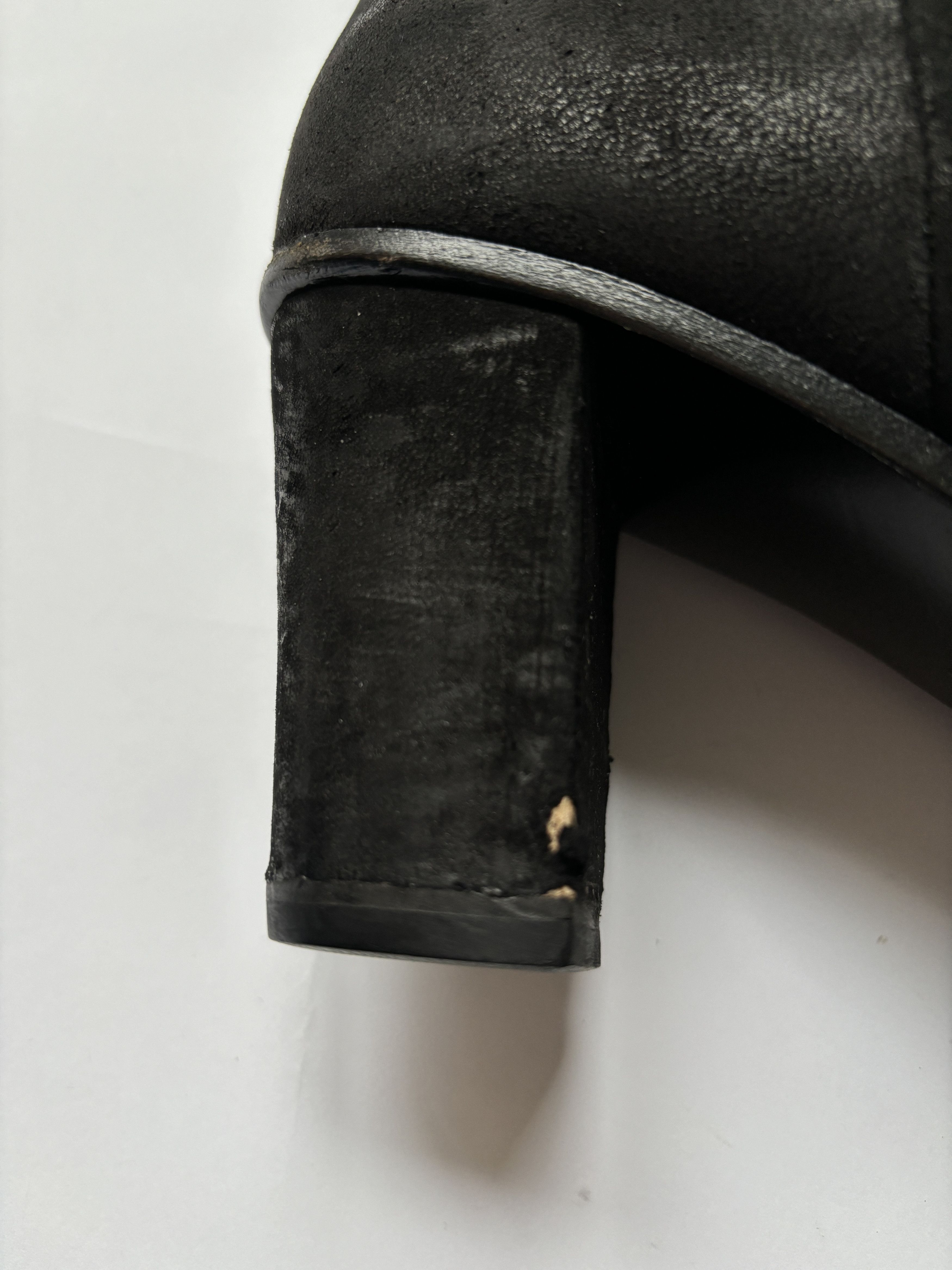 Maison Margiela ⚡️QUICK SALE⚡️Maison Margiela High Leather/Suede Black Boots Size US 8 / IT 38 - 13 Thumbnail