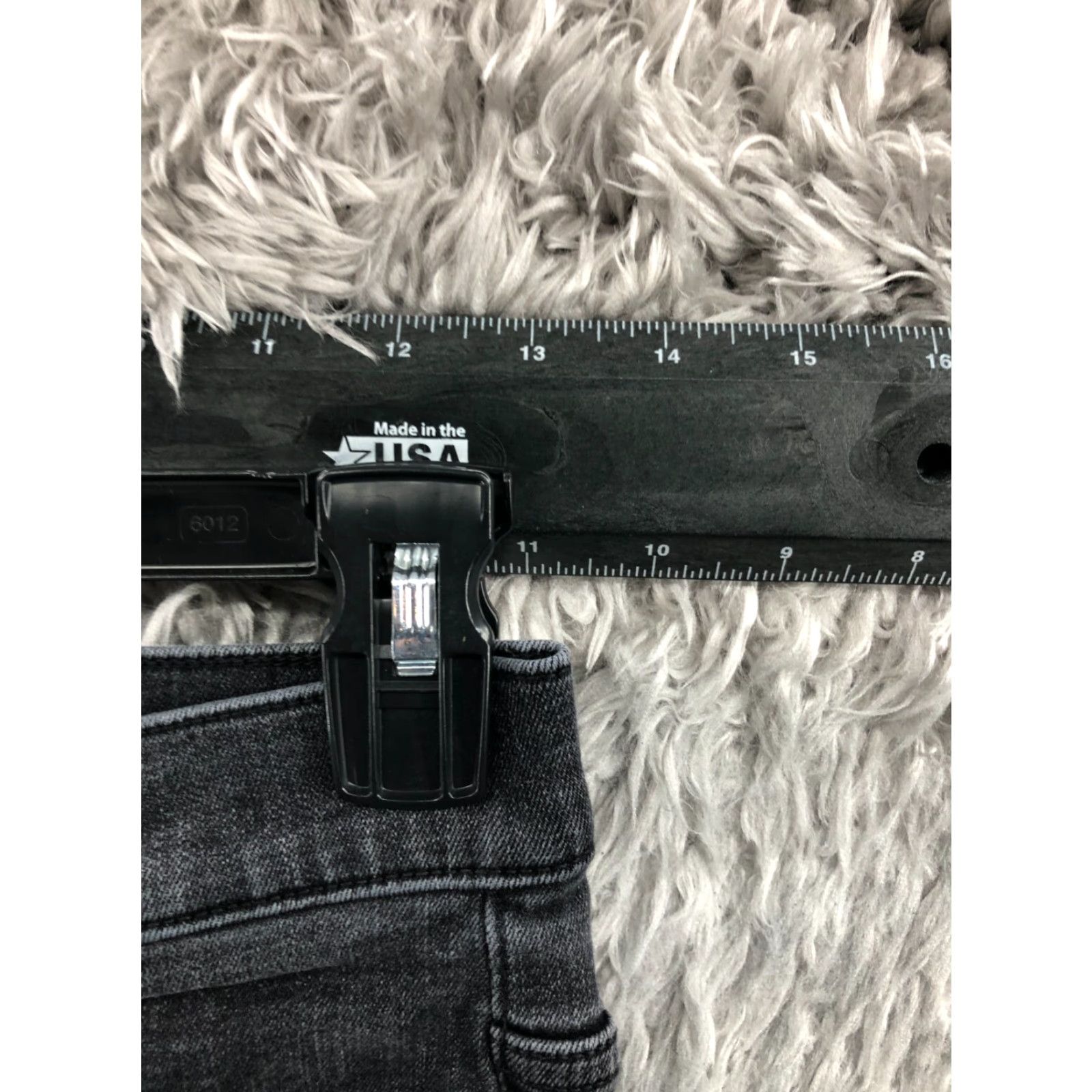 Express Express Jeans 4 Womens Dark Wash Black Ankle High Rise 26in Inseam 5-Pocket Cotton Denim Size 27" / US 4 / IT 40 - 2 Thumbnail