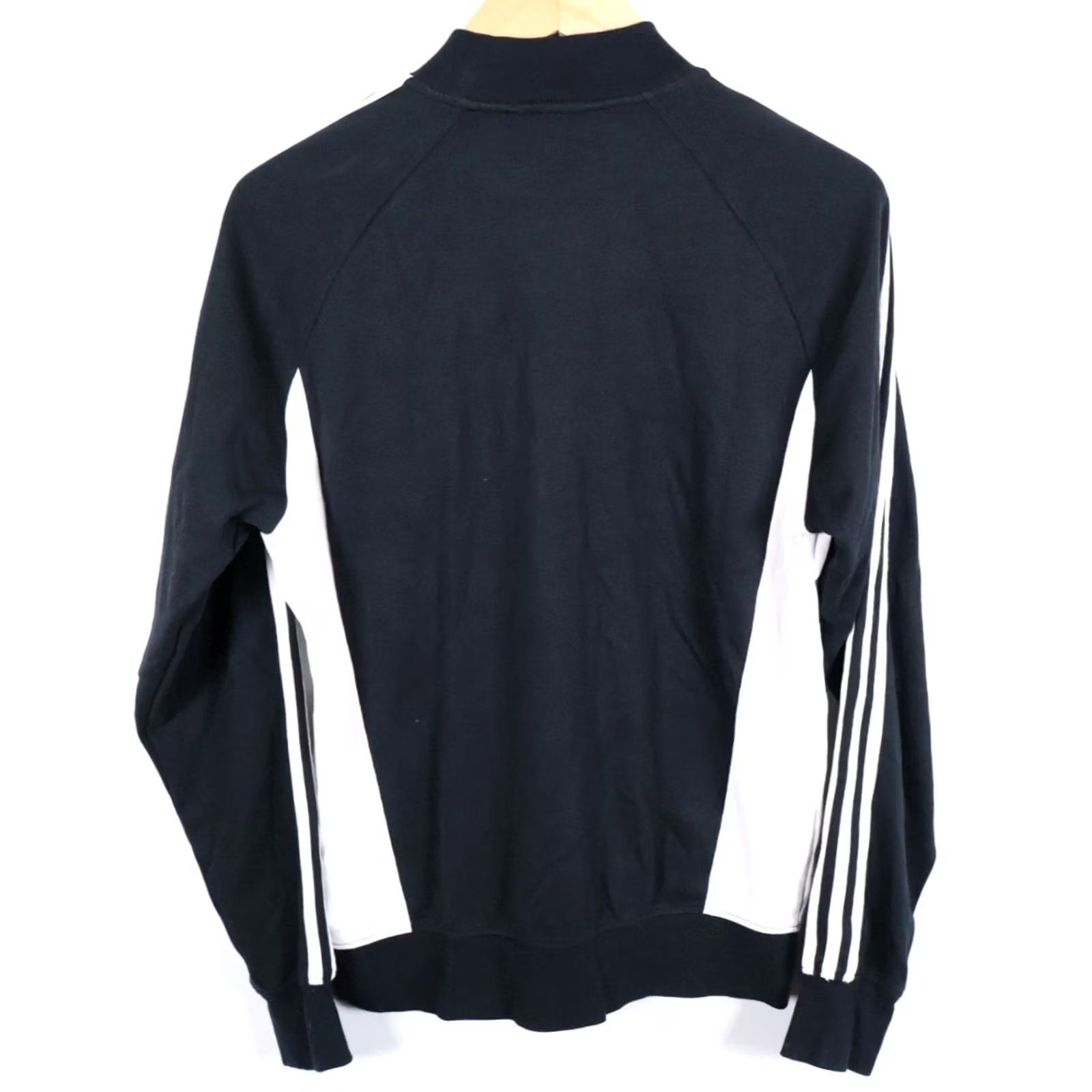 Adidas adidas Trefoil Track Jacket Men Large Black White Cotton Polyester Zip Up Size US L / EU 52-54 / 3 - 2 Thumbnail