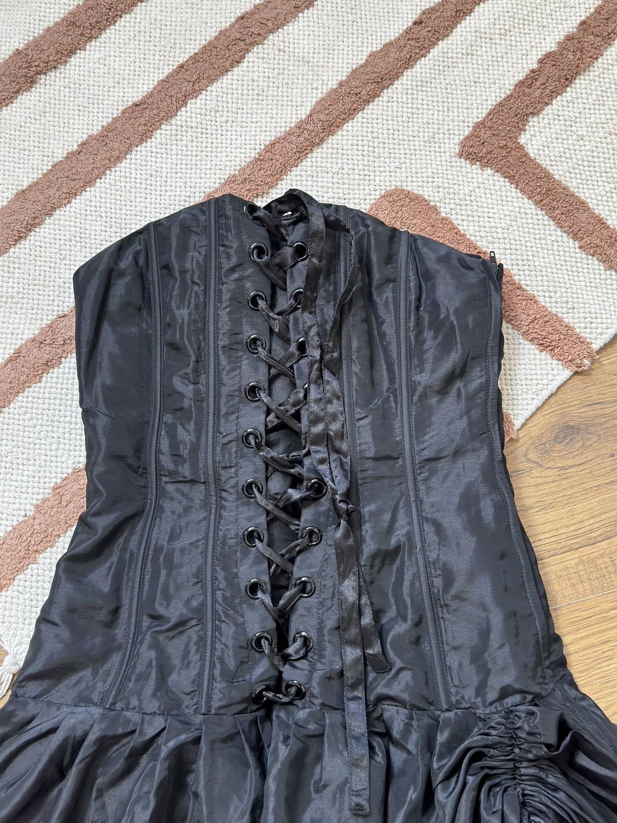 Vintage VINTAGE AVANT GARDE CORSET GOTHIC STYLE MINI DRESS Size S / US 4 / IT 40 - 5 Thumbnail