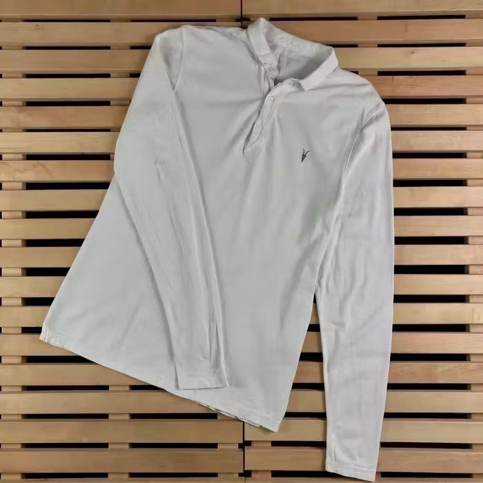 Allsaints Mens Polo Long Sleeve Allsaints Sweatshirt Size M Size US M / EU 48-50 / 2 - 1 Thumbnail