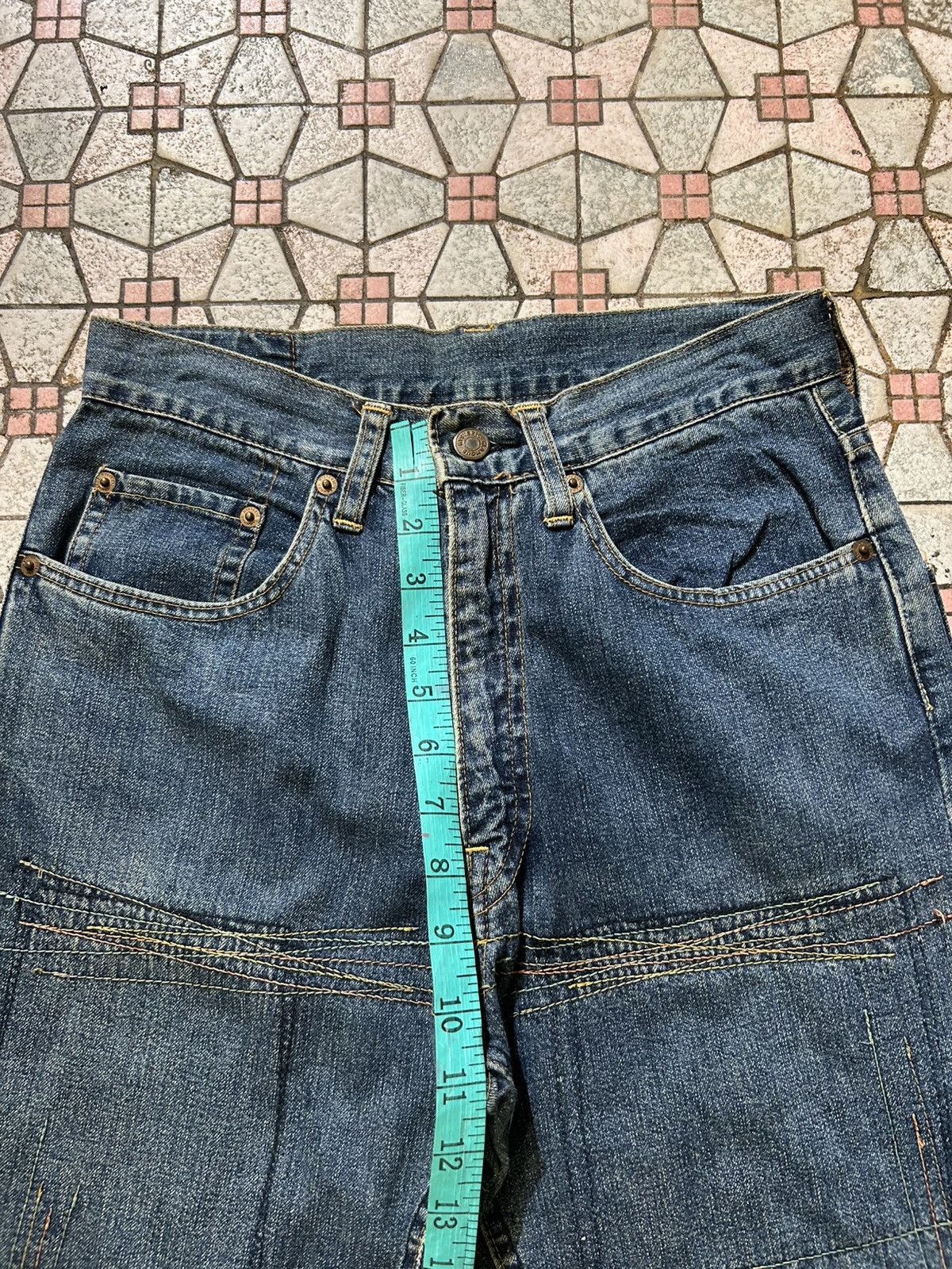 Hysteric Glamour Hysteric Glamour Patchwork Kinky Jeans Size US 27 - 20 Thumbnail