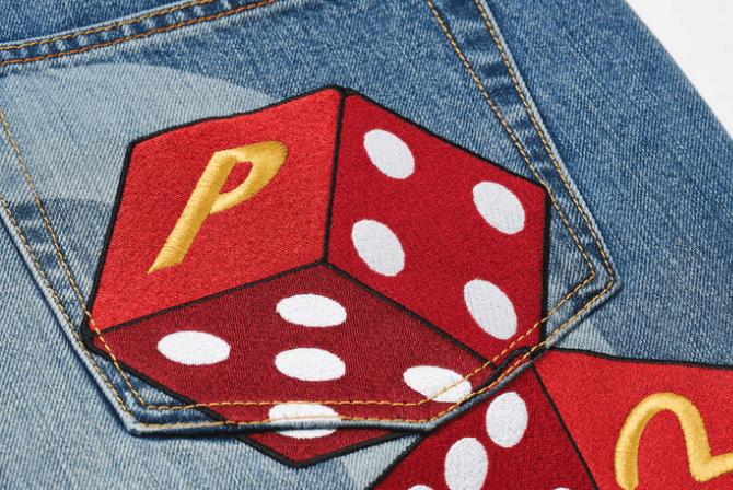 Evisu × Palace Palace Evisu Long Denim Shorts Light Wash Size 32 Size US 32 / EU 48 - 2 Thumbnail