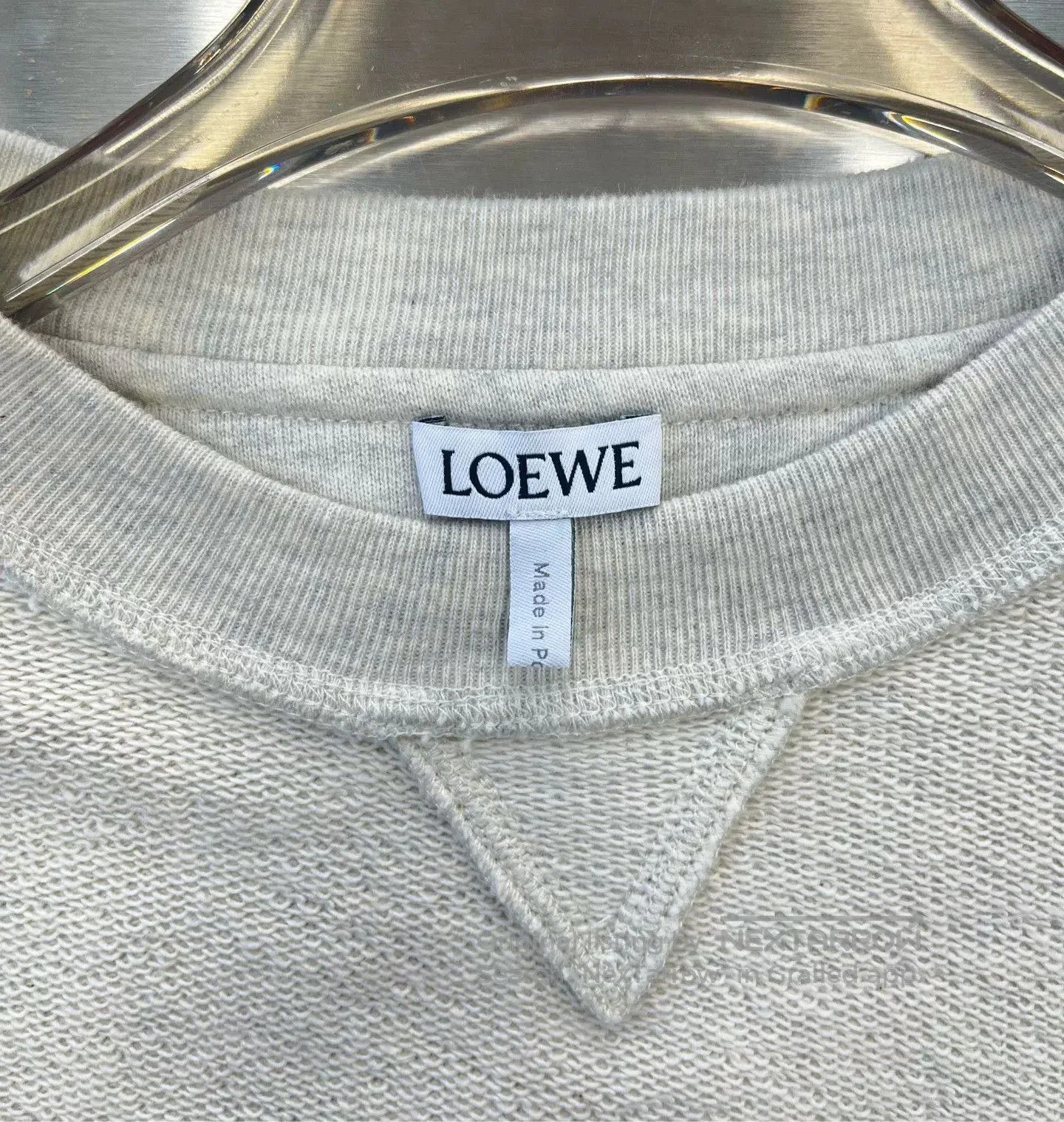 Loewe Loewe Gray Embroidered Logo Sweatshirt. Size US M / EU 48-50 / 2 - 3 Thumbnail
