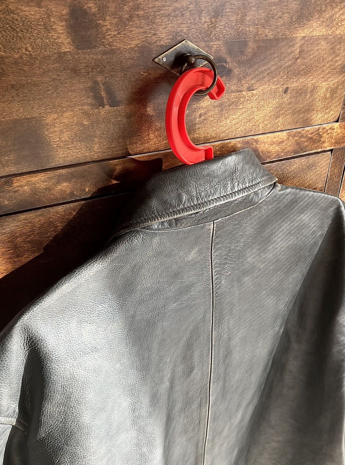 Diesel Diesel Leather Jacket L-Stoller - Vintage Black Size US L / EU 52-54 / 3 - 6 Thumbnail