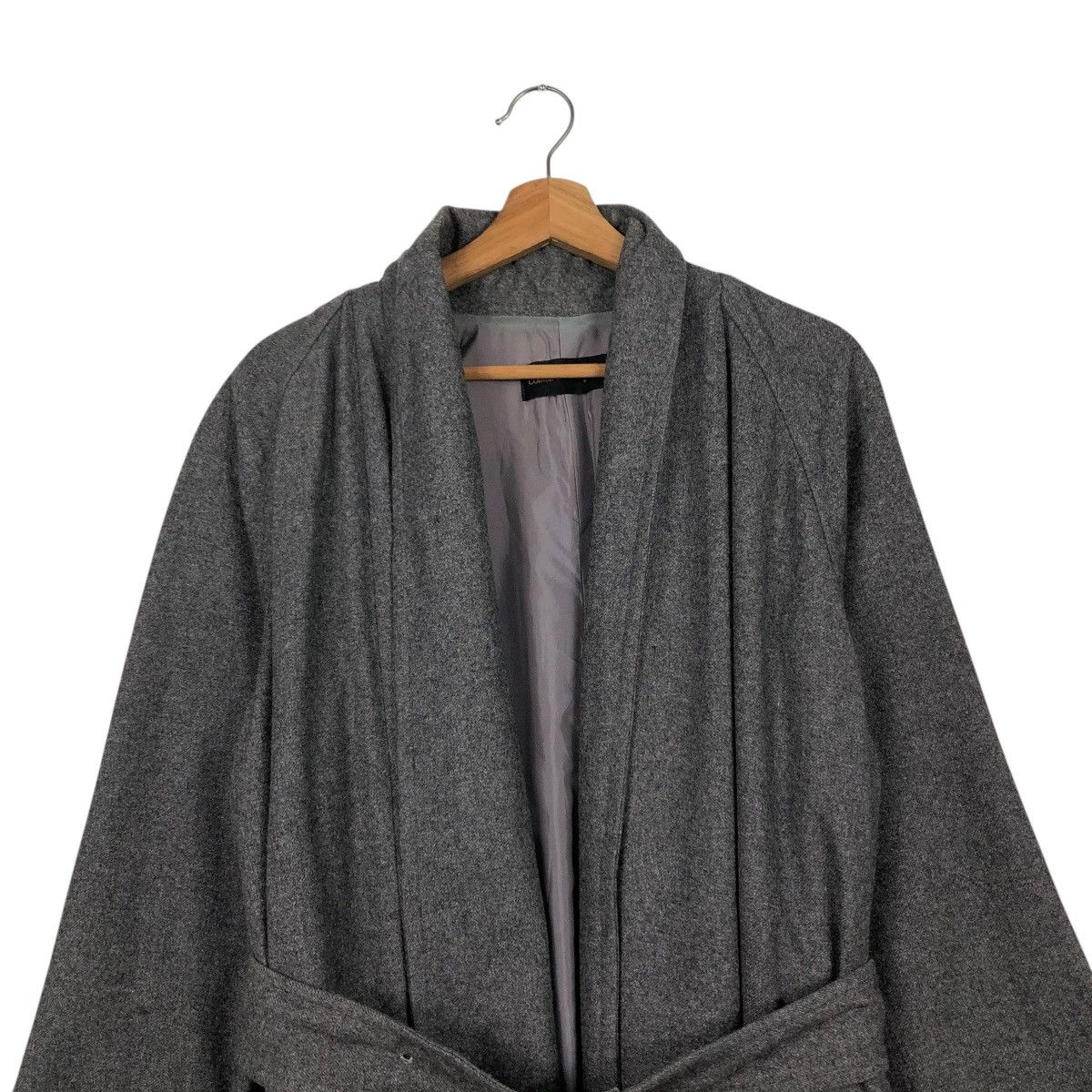 Comme des Garcons 🔥VINTAGE 80’s RUNWAY LONG JACKET COMME DES GARCONS WOOL Size US M / EU 48-50 / 2 - 4 Thumbnail