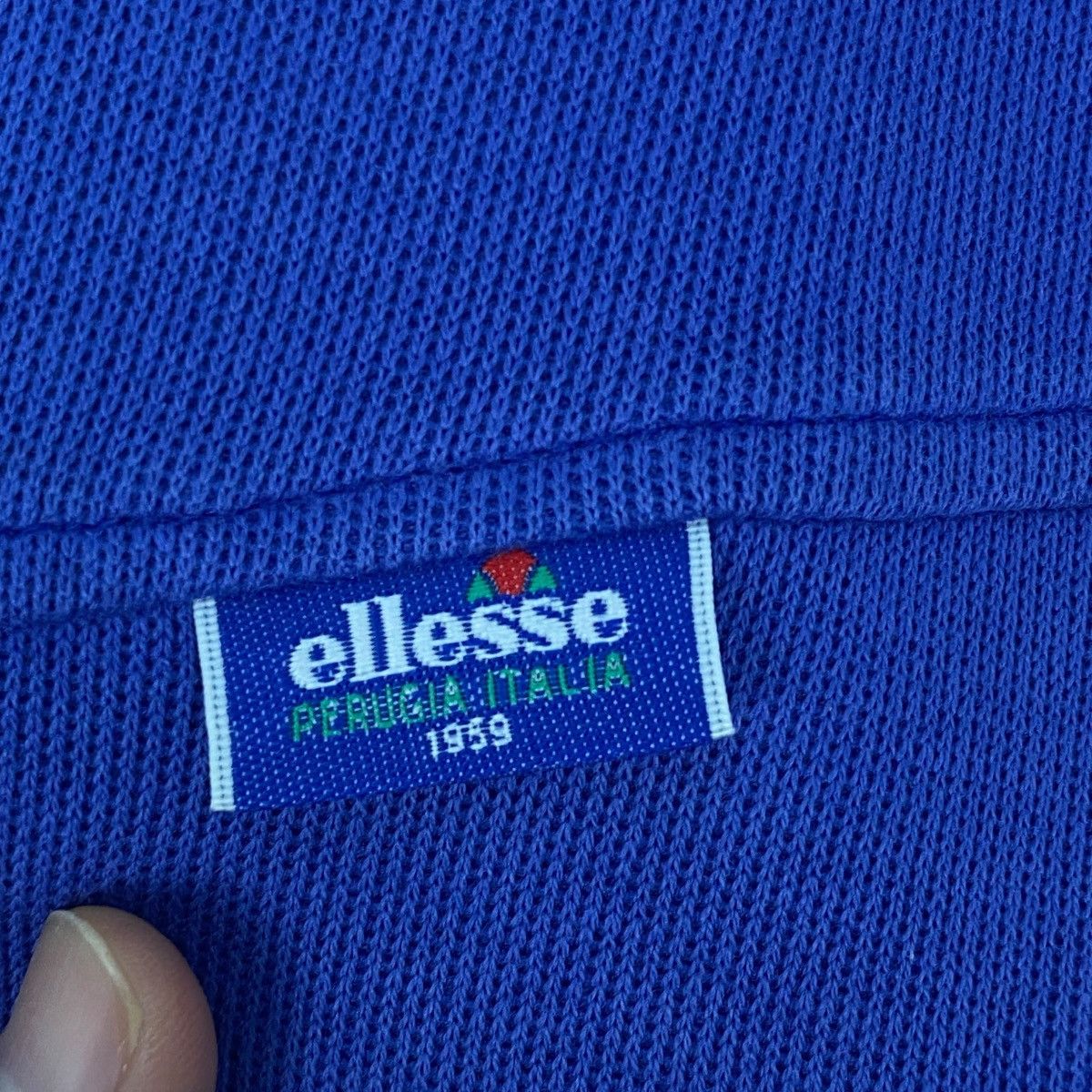 Vintage Vintage Ellesse Big Logo Crewneck Sweatshirt Blue Size M Size US M / EU 48-50 / 2 - 6 Thumbnail