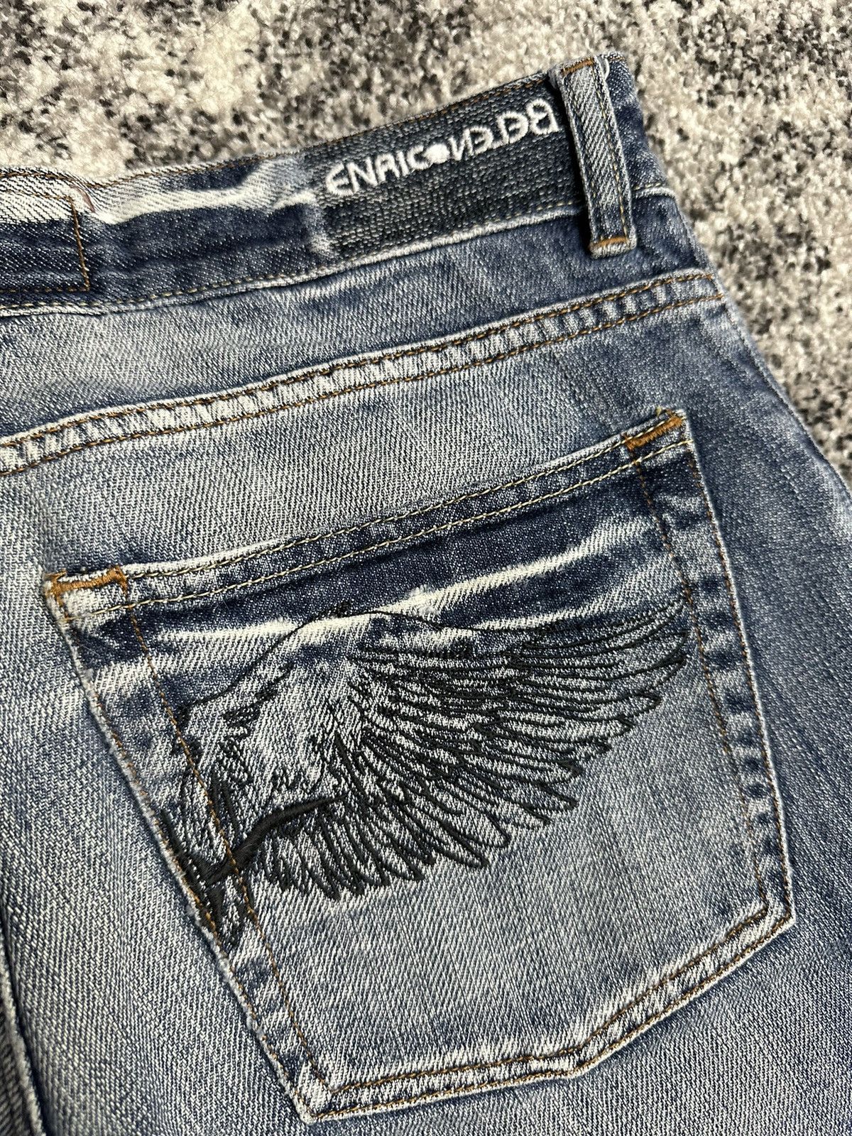 Vintage Enriconejeb Denim Vintage StreetWear Rare Y2K Avant Gard Size US 33 - 3 Thumbnail