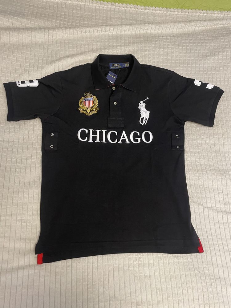 Polo Ralph Lauren Polo Ralph Lauren big logo Chicago number 3 horse ...