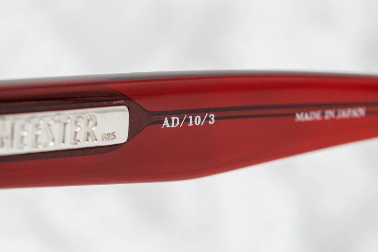 Ann Demeulemeester Ann Demeulemeester Sunglasses Round Bordeaux Red and Blue Size ONE SIZE - 8 Thumbnail