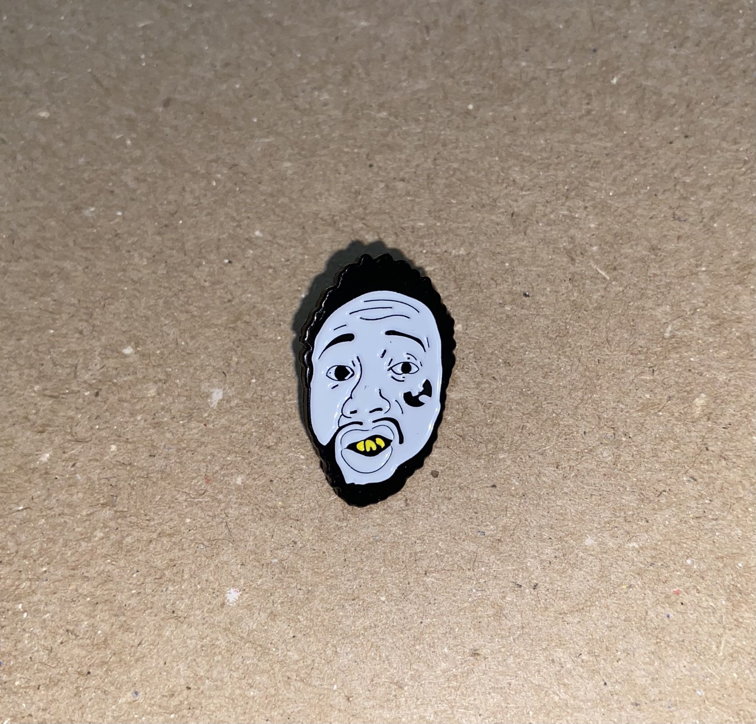 Wu-Tang Clan ODB Ol' Dirty Bastard Wu Tang Enamel Lapel Pin hat Jacket NY Size ONE SIZE - 1 Thumbnail