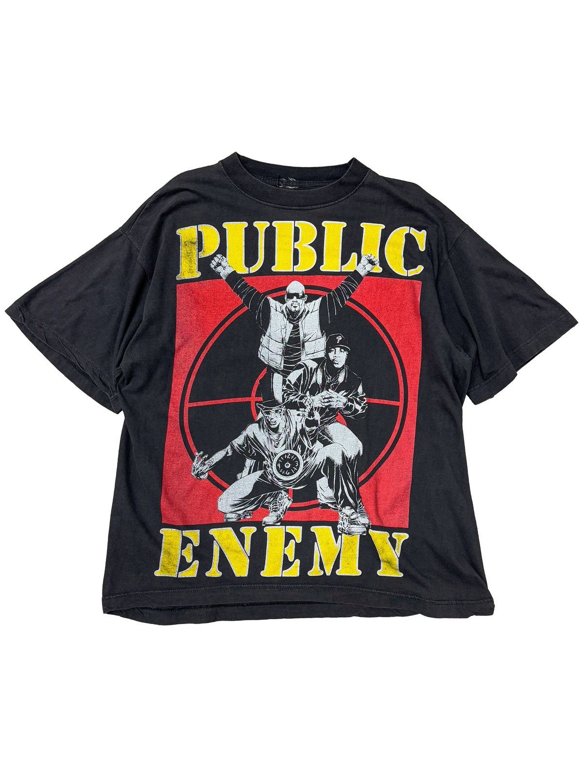 Designer × Rap Tees × Vintage 90s Public Enemy “Sick-n-Hour” Rap T 