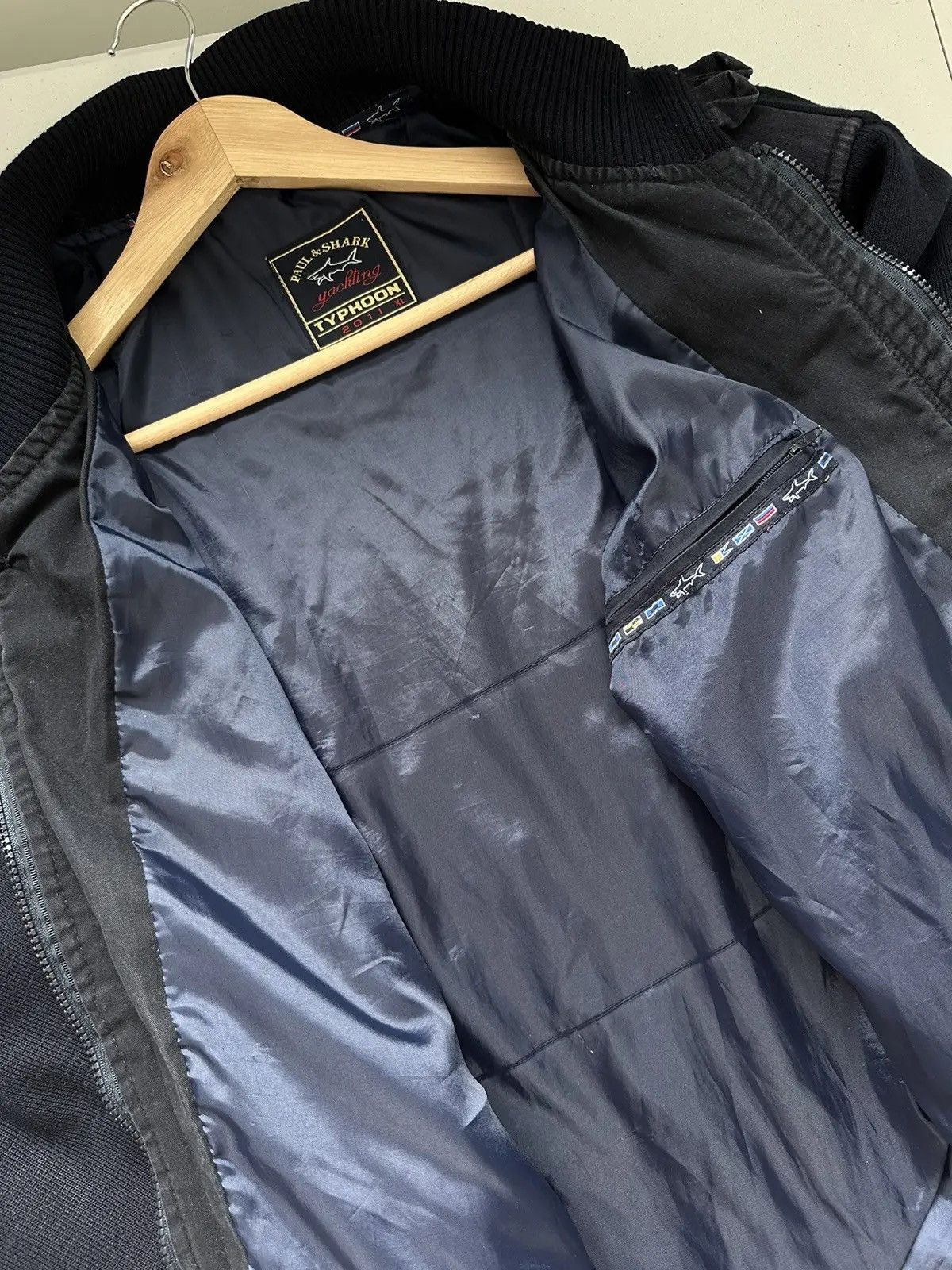 Paul & Shark Vintage Y2k Paul & Shark Typhoon 20000 Bomber Jacket Size US XL / EU 56 / 4 - 7 Thumbnail