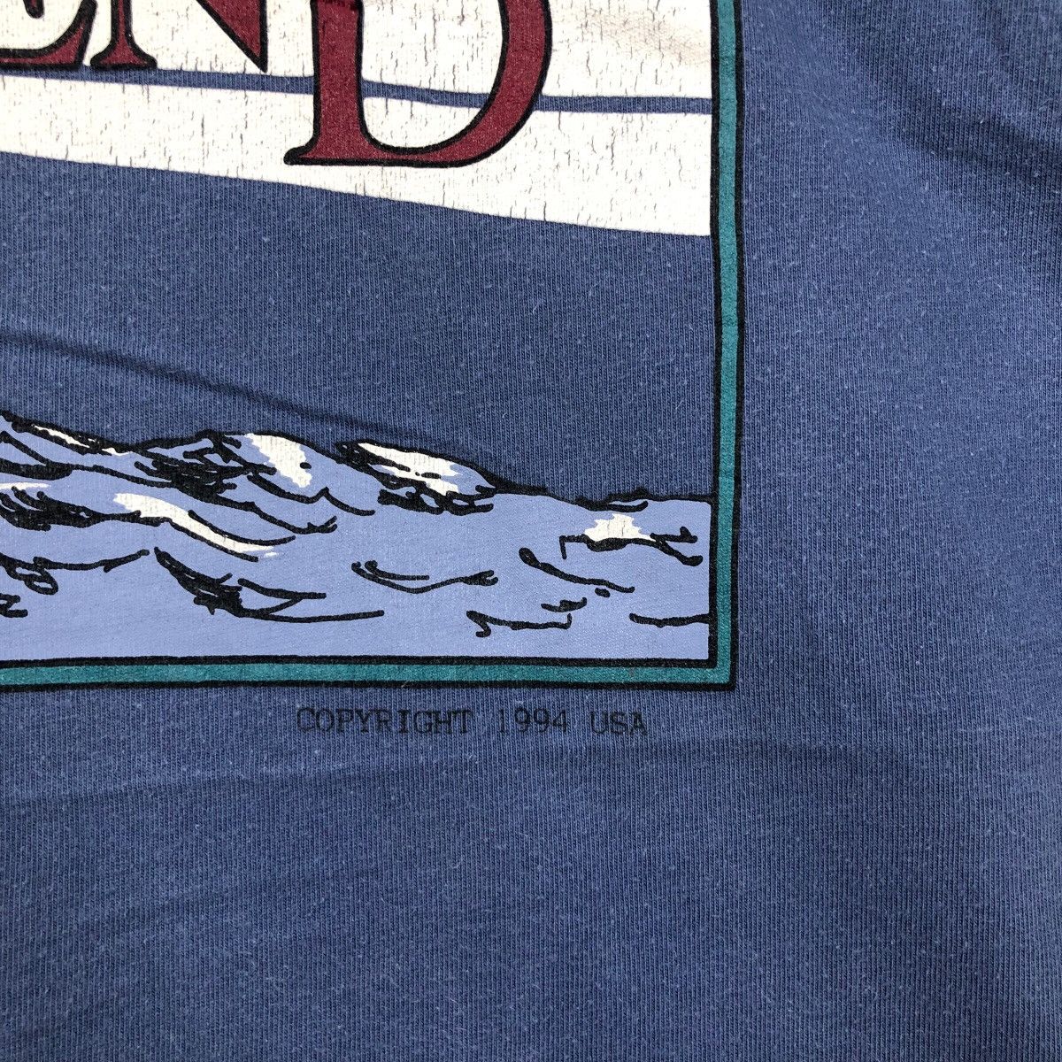 Vintage Vintage 1994 Usa LANDS’END Big Logo Tee Shirt Size M Vintage Size US M / EU 48-50 / 2 - 4 Thumbnail