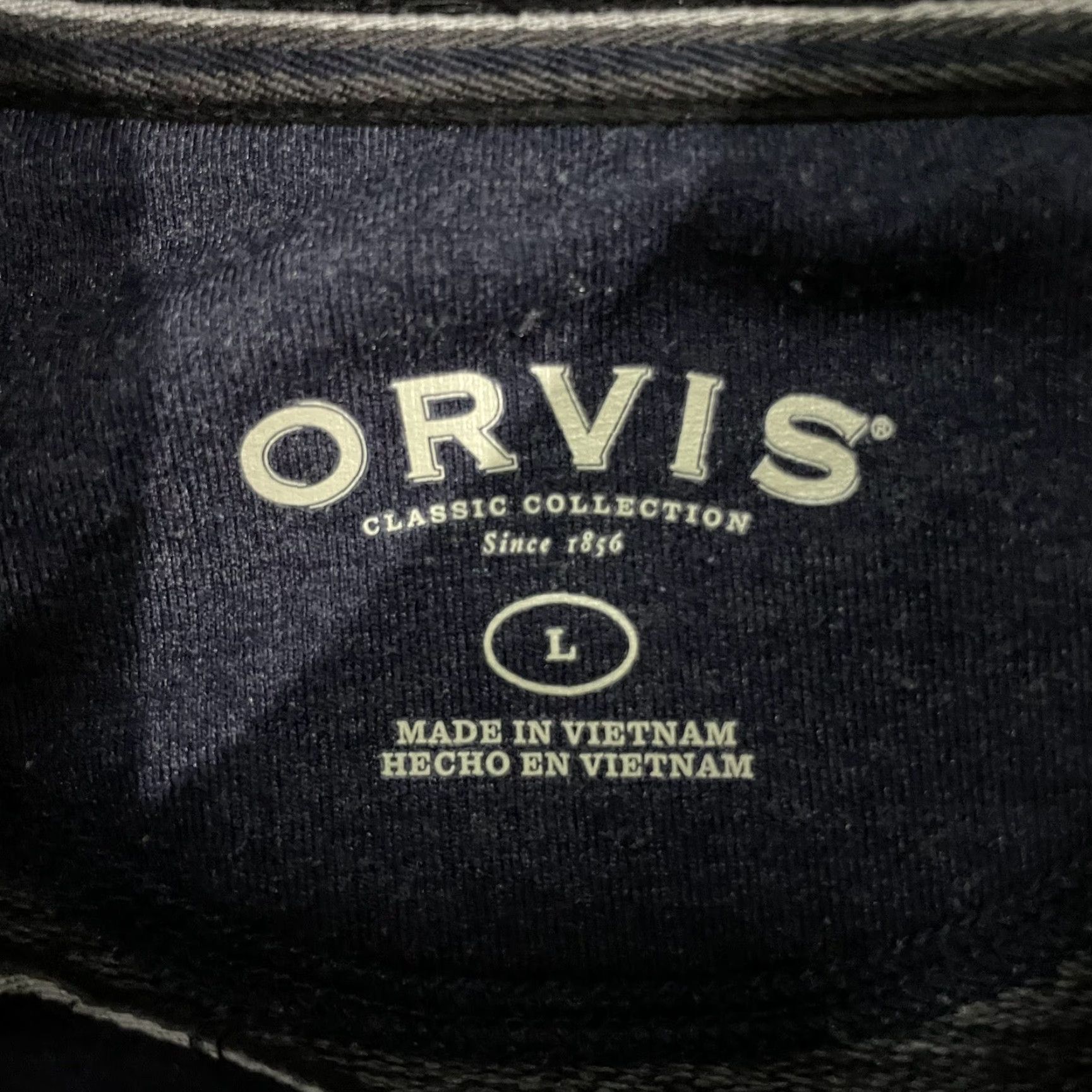 Orvis Orvis Zip-up Blue Pullover Mens Size L Sweater Regular Men Blue L Size US L / EU 52-54 / 3 - 4 Thumbnail