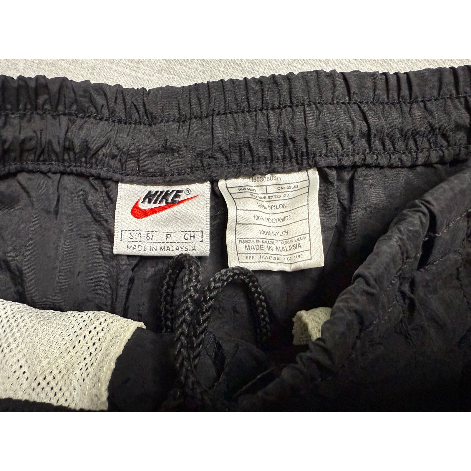 Nike × Vintage Vintage 90s Nike Windbreaker Track Pants Youth Small 4-6 Size 31" - 3 Thumbnail