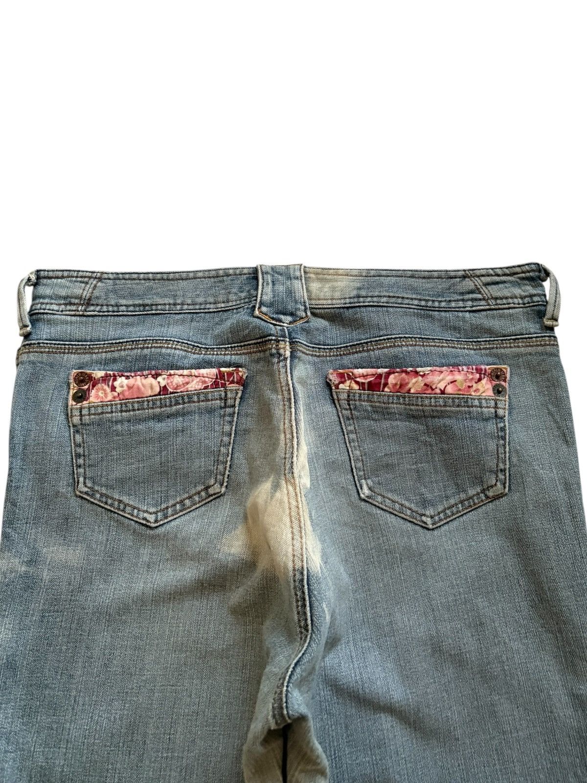 Hysteric Glamour × Japanese Brand Vintage Japanese Brand Harajuku Style Distress Flare Jean Size 32" / US 10 / IT 46 - 8 Thumbnail