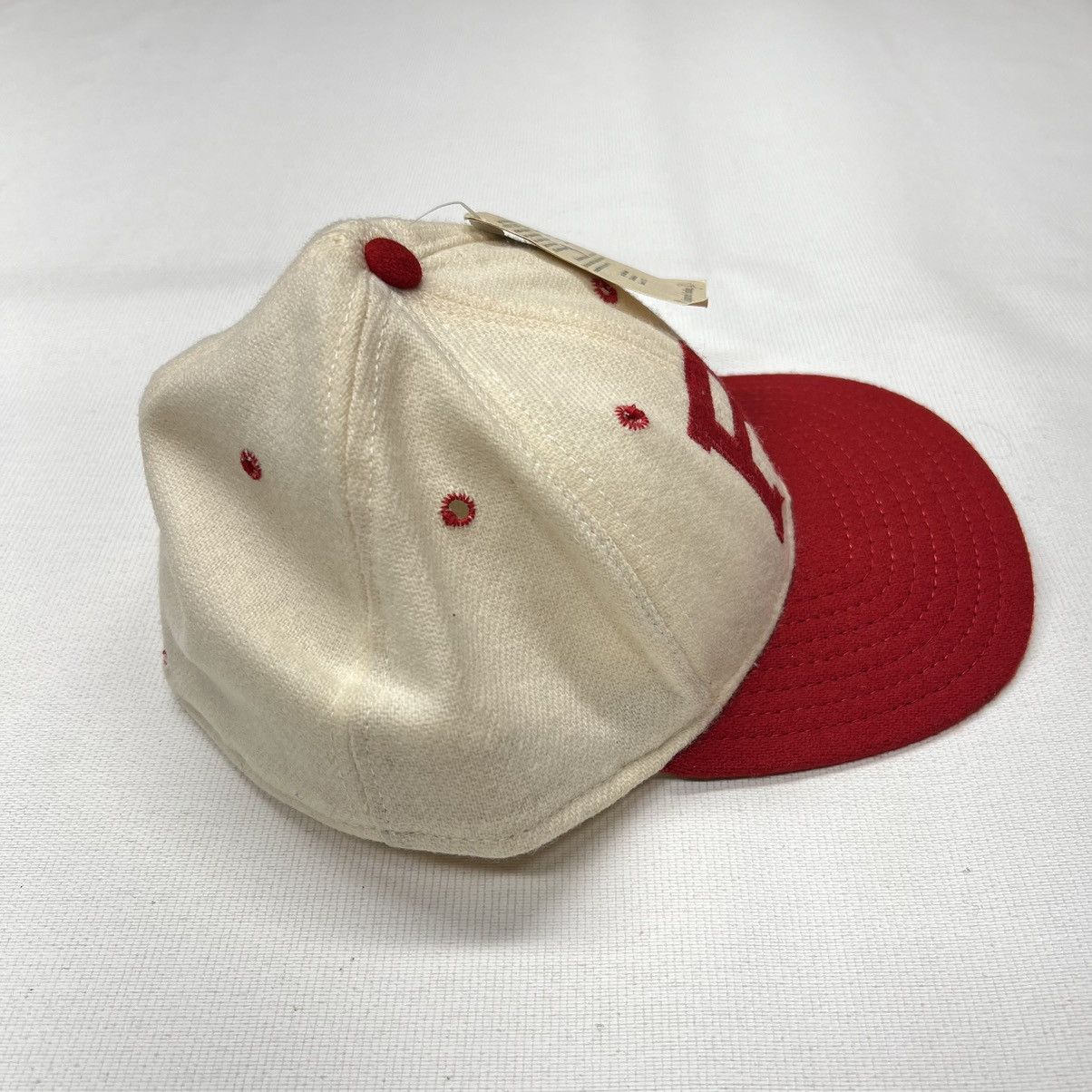 Vintage VTG Rutgers Hat 7 5/8 Red Legacy Merch Athletic Sport 90s Size ONE SIZE - 7 Thumbnail