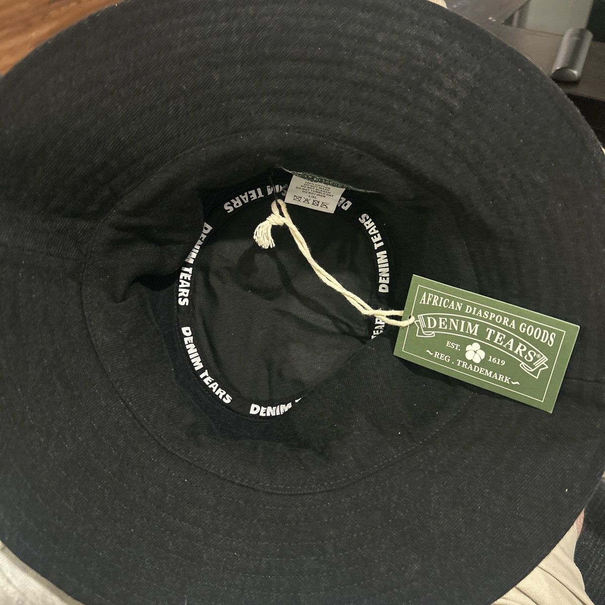 DENIM TEARS B&W Denim Tears Bucket Hat Size 36 - 3 Thumbnail