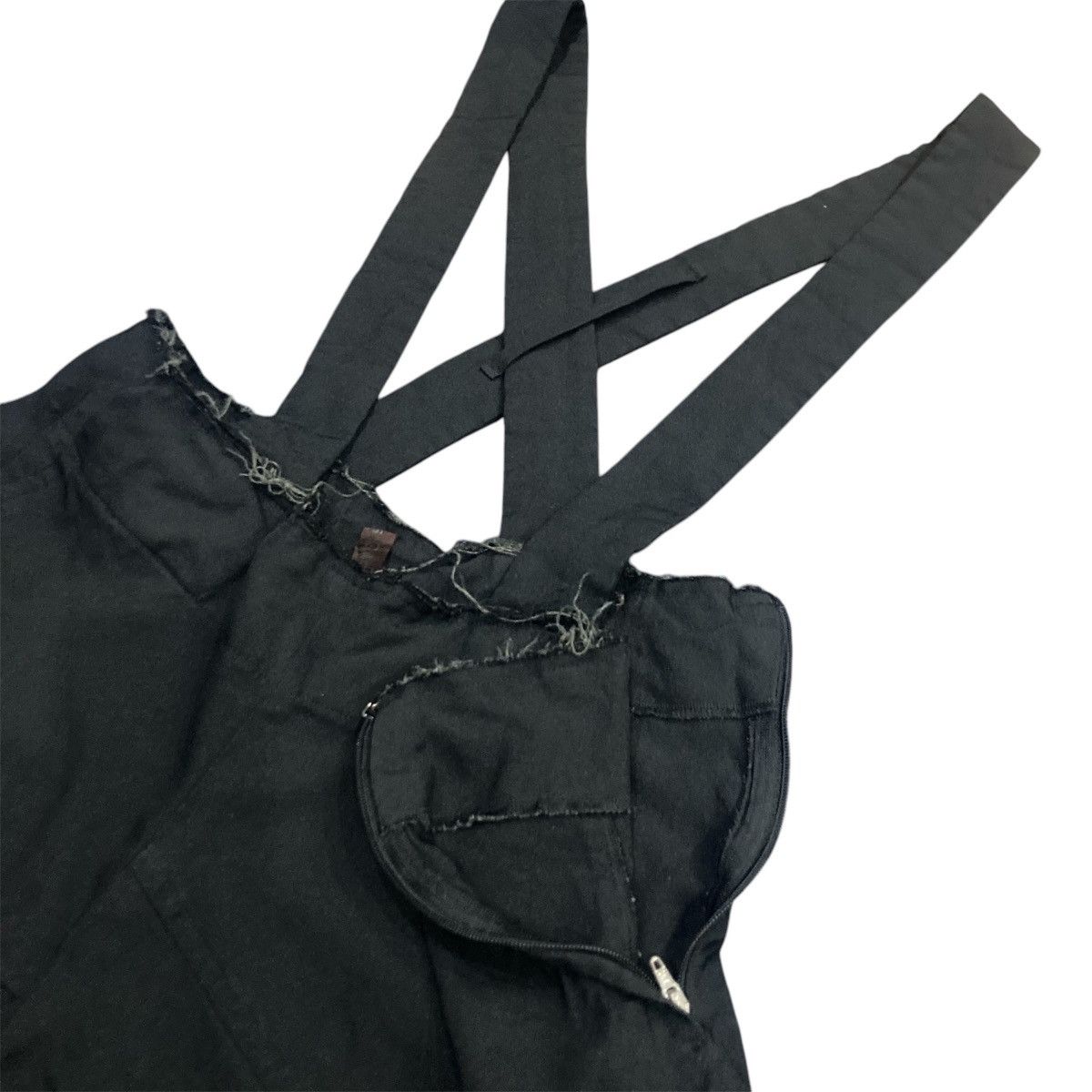 Comme des Garcons AD2014 POLY FULL LENGHT HANGING SHORT PANTS JUMPER Size 30" / US 8 / IT 44 - 6 Thumbnail