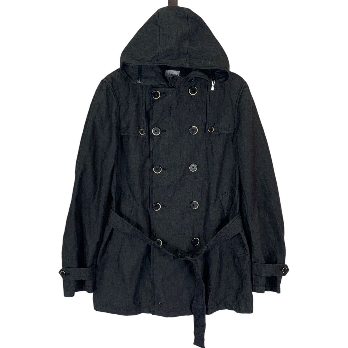 Armani × Giorgio Armani ⚡️⚡️Vintage Armani Collection Water Repellent Hoodie Jacket Size US M / EU 48-50 / 2 - 1 Thumbnail