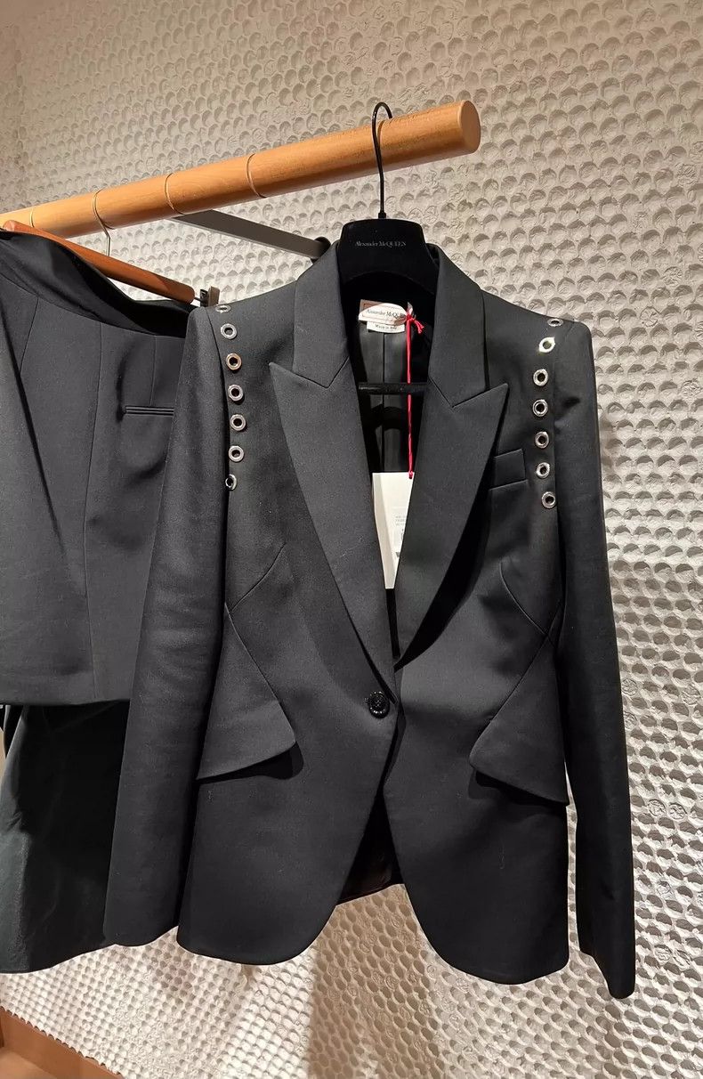 Alexander McQueen Alexander McQUEEN black suit 2504-Nextarrow Size M / US 6-8 / IT 42-44 - 8 Thumbnail