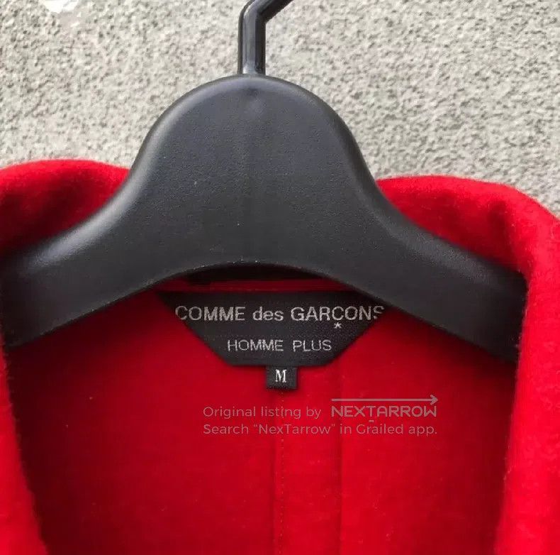 Comme des Garcons Comme Des Garcons Red Woolen Blazer Coat Size US M / EU 48-50 / 2 - 5 Thumbnail