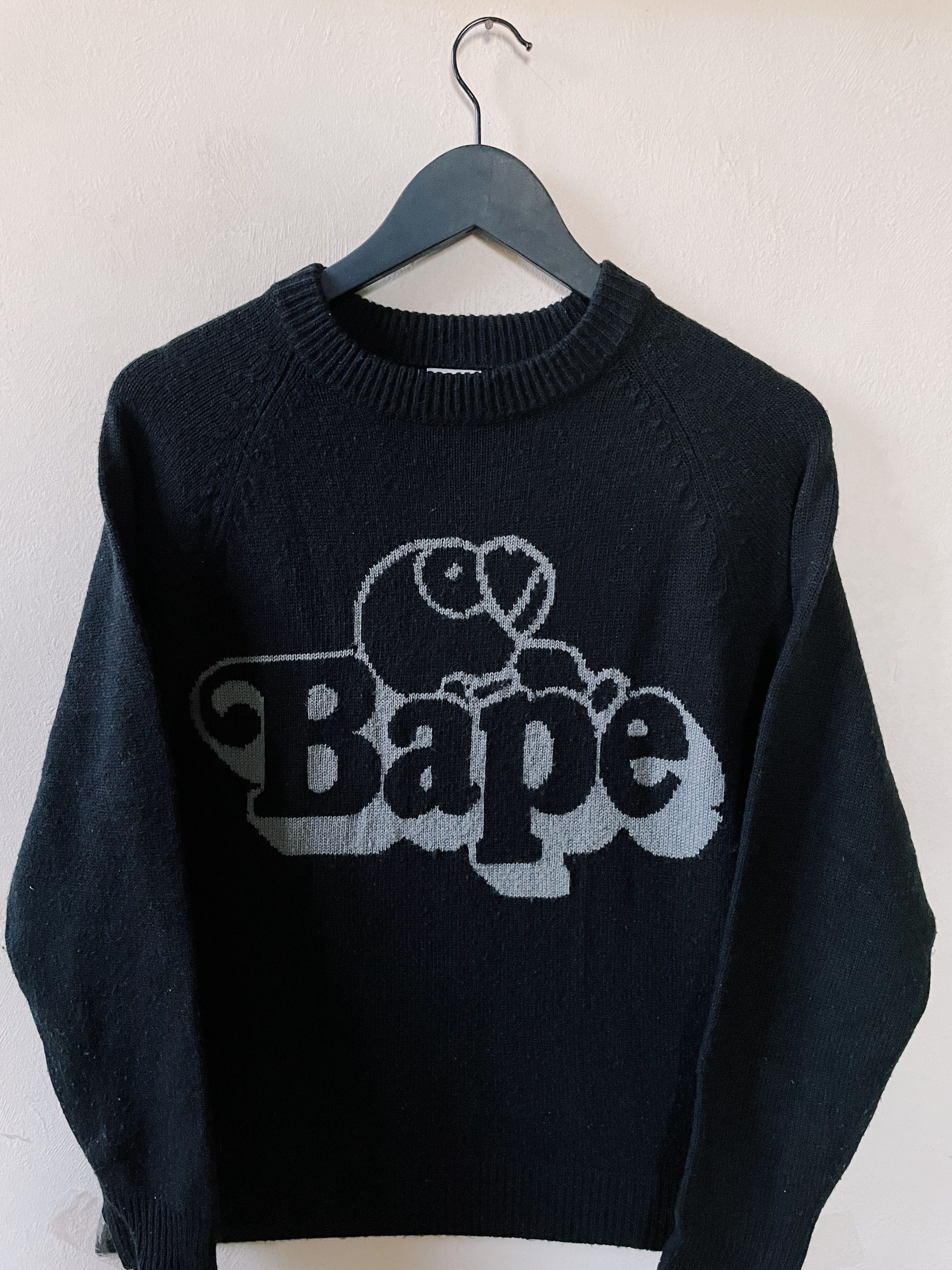 Bape × Vintage Vintage Y2K Bape A Bathing Ape Baby Milo Knit