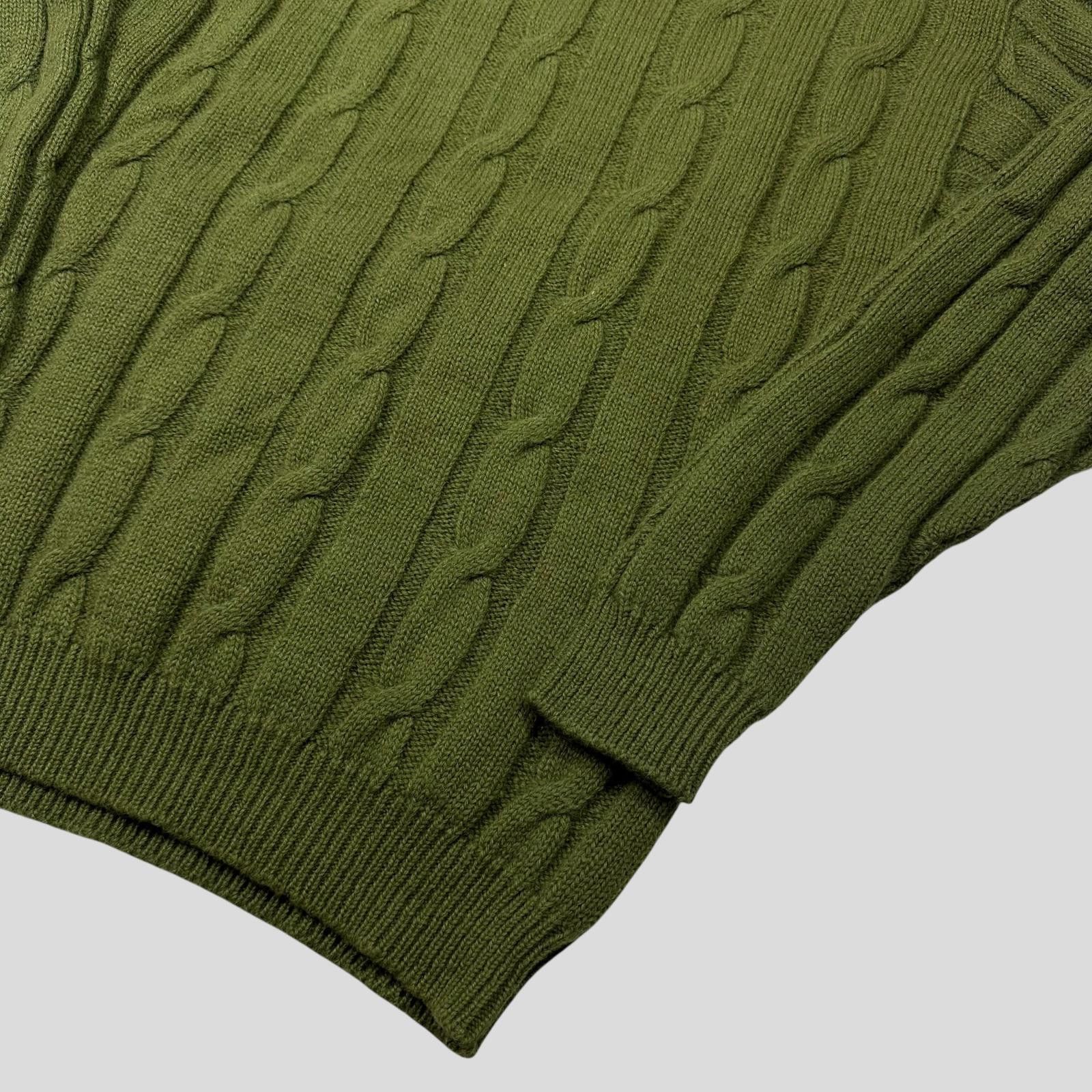 Armani Giorgio Armani 80’s Seperates Knitwear Wool Cable Knit - M Size US M / EU 48-50 / 2 - 3 Thumbnail