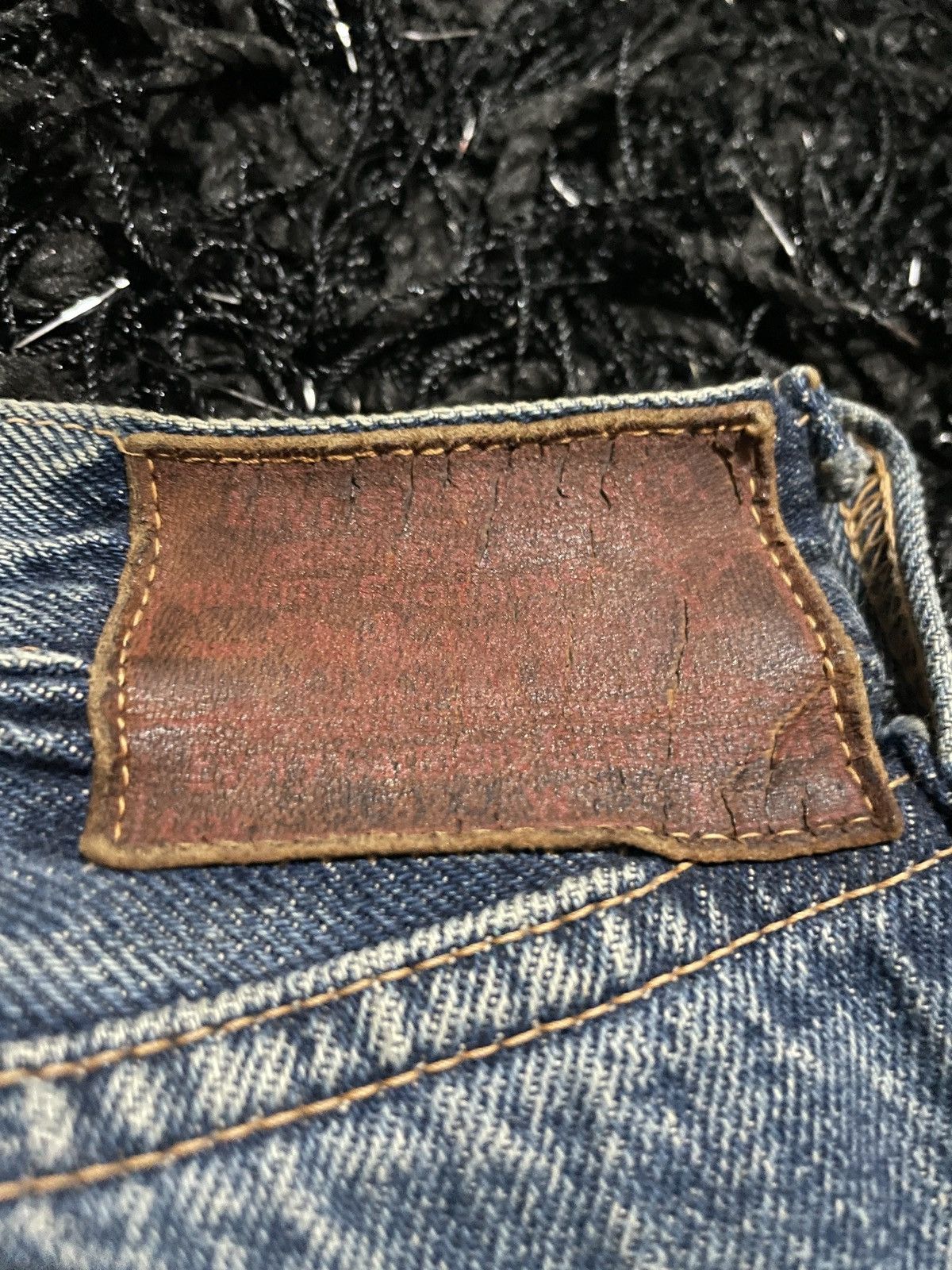 Levi's Vintage Clothing Vintage Levi’s S501XX WW2 Reproduction LVC W30 redline Big E Size US 28 / EU 44 - 1 Thumbnail