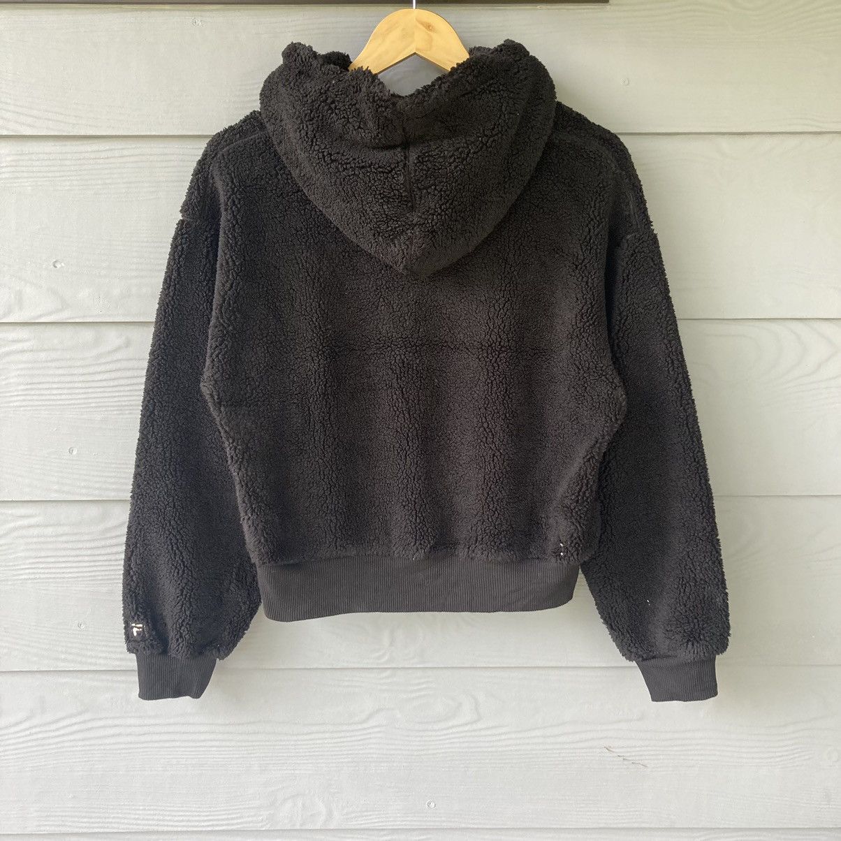 Fila Vintage Fila Crop Top Fleece Hoodie Size M / US 6-8 / IT 42-44 - 6 Thumbnail