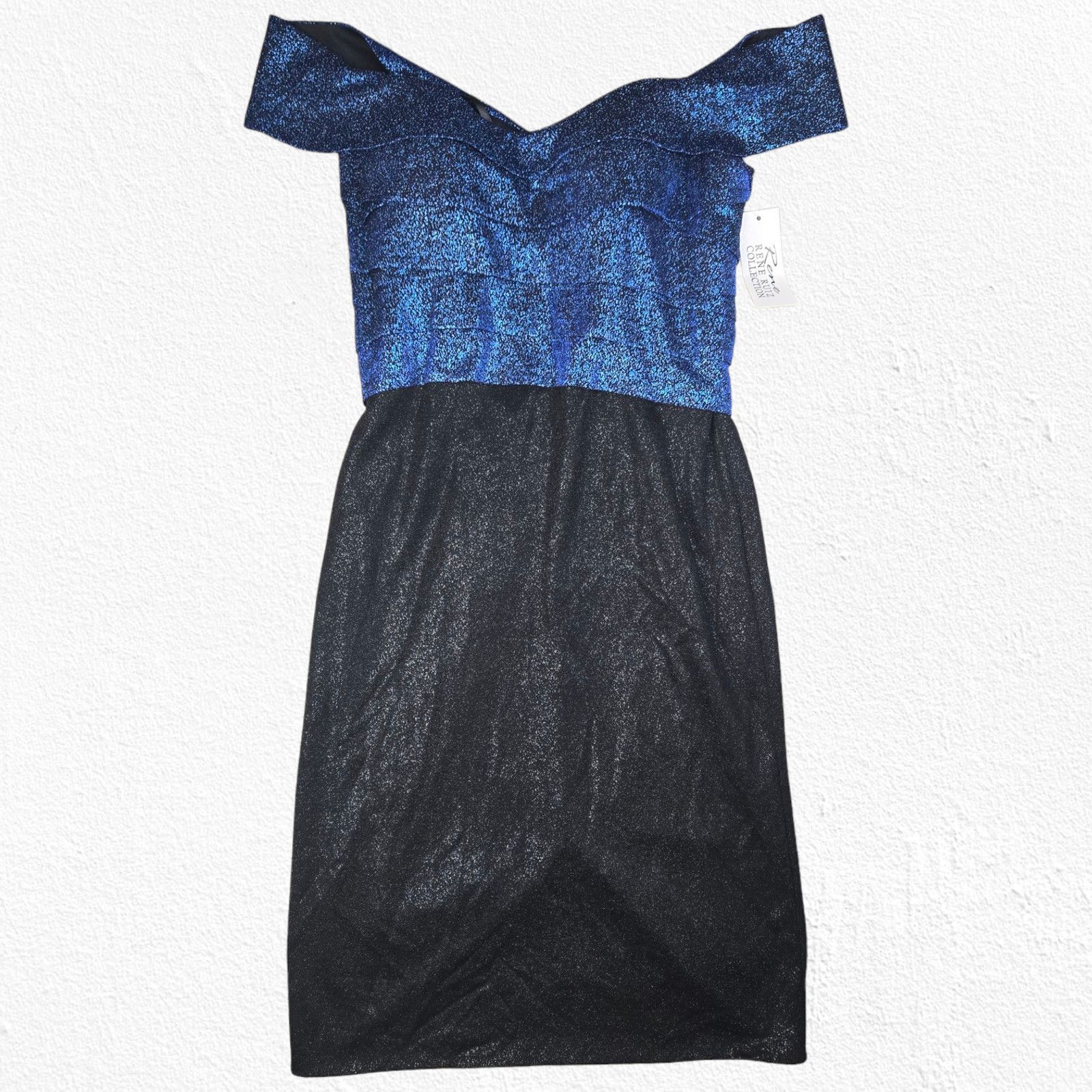 Other Rene Ruiz Collection Off Shoulder Metallic Dress Size 8 Size M / US 6-8 / IT 42-44 - 2 Thumbnail