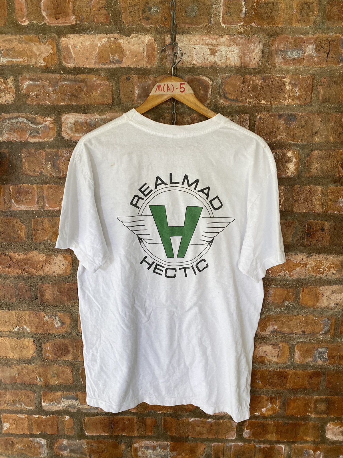 realmad HECTIC 2001 Hectic Wing logo tee Size US L / EU 52-54 / 3 - 4 Thumbnail