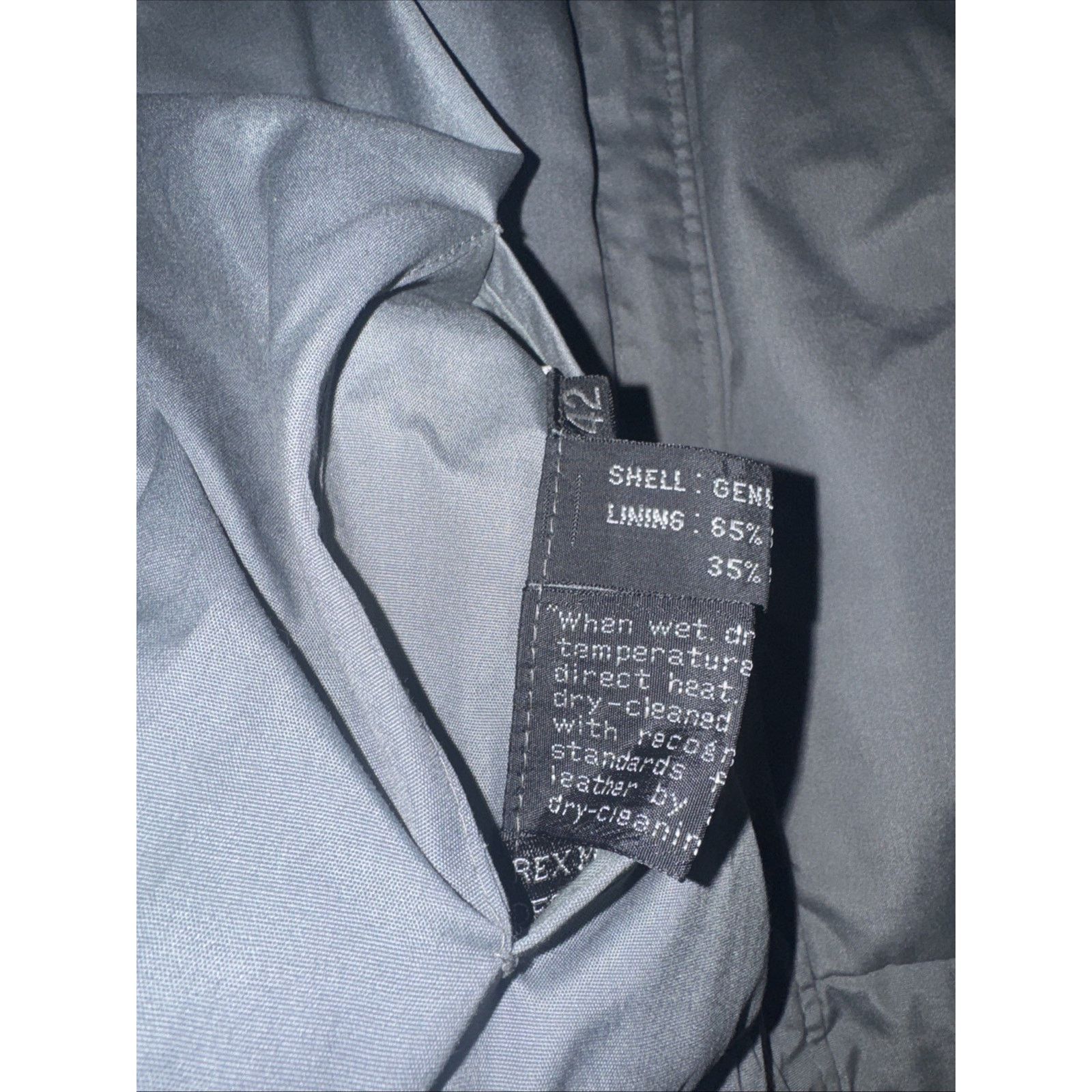 Vintage Marsee Genuine Leather Reversible Biker Jacket Gray 42 M Size US M / EU 48-50 / 2 - 6 Thumbnail