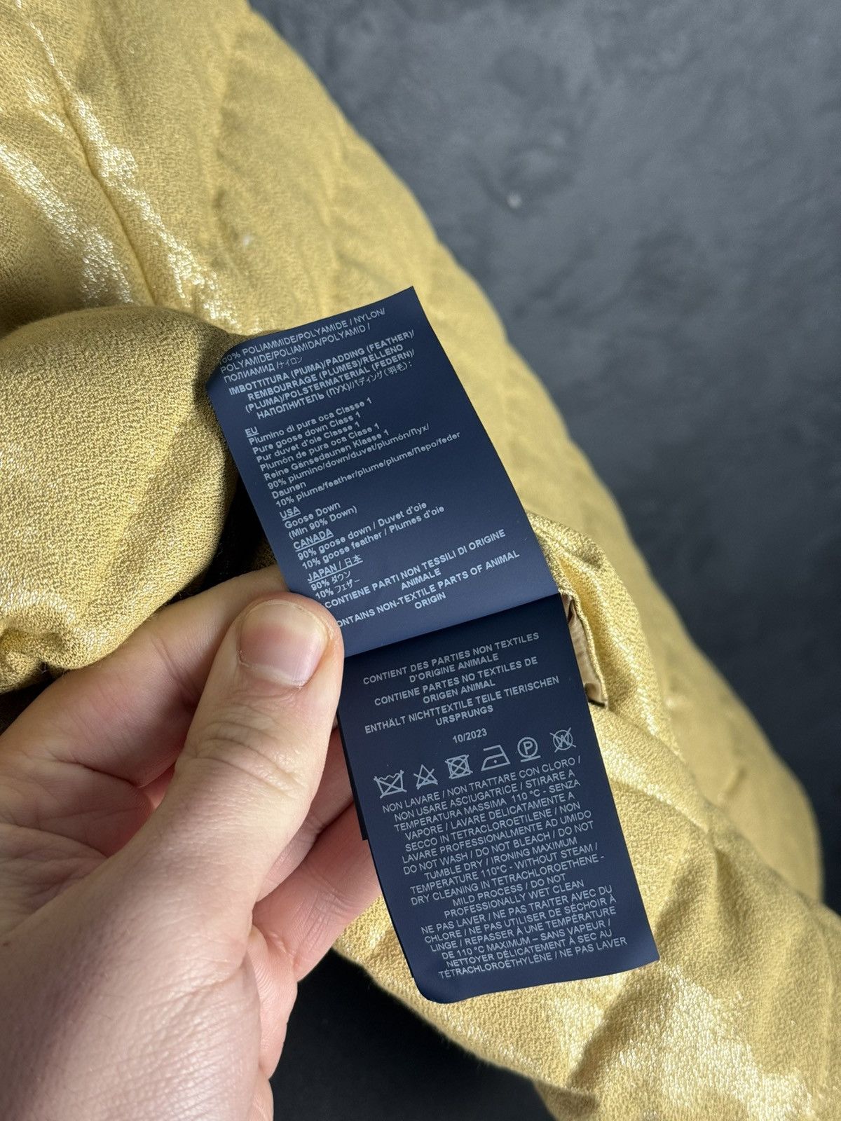 Herno HERNO Lurex Quilted Down Jacket Size L / US 10 / IT 46 - 15 Thumbnail