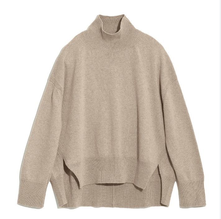 Barrie BARRIE Iconic oversized roll-neck cashmere jumper. Size L Size L / US 10 / IT 46 - 10 Thumbnail