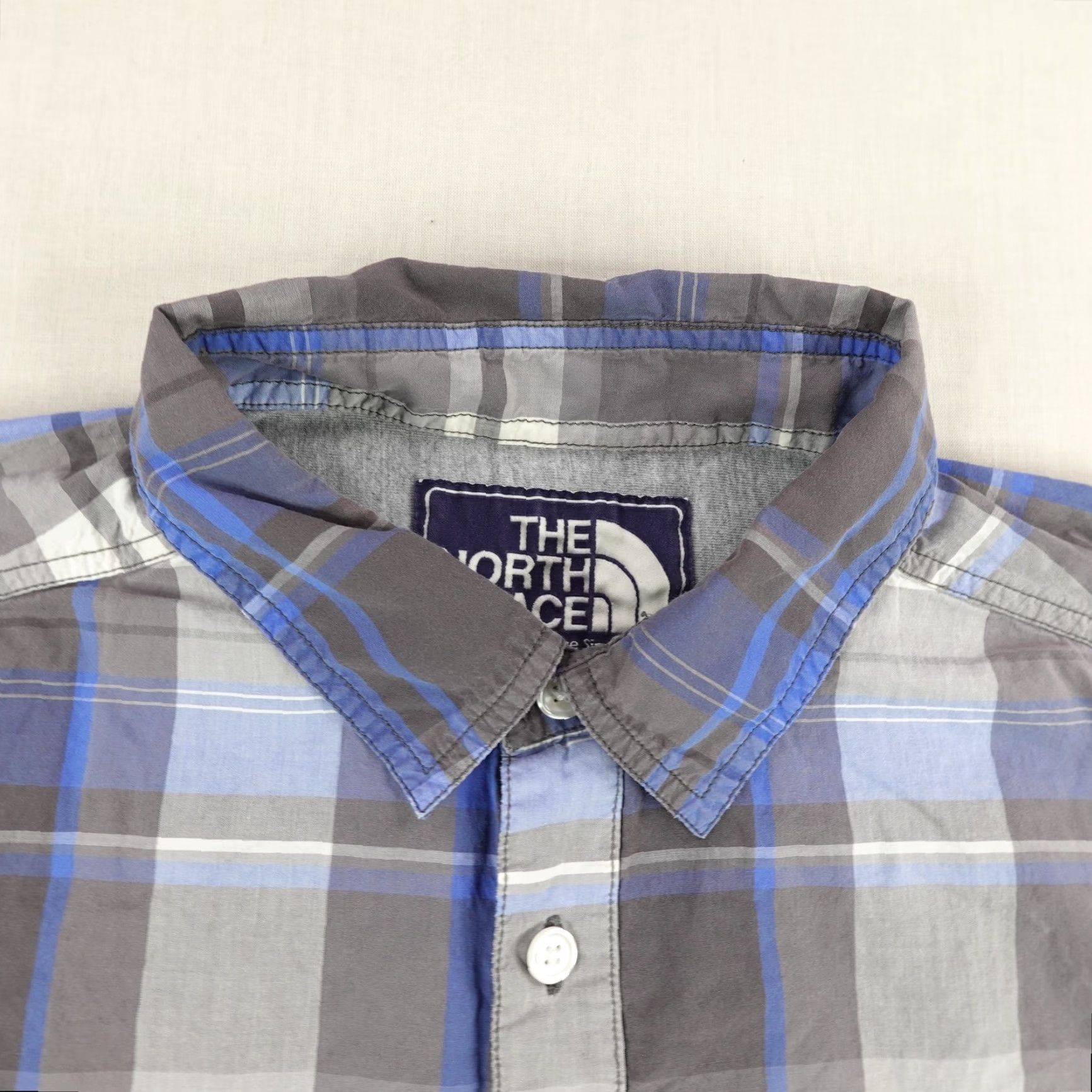 The North Face North Face Men’s Shirt L Blue Plaid Cotton Long Sleeve Outdoors Hiking Casual Size US L / EU 52-54 / 3 - 2 Thumbnail