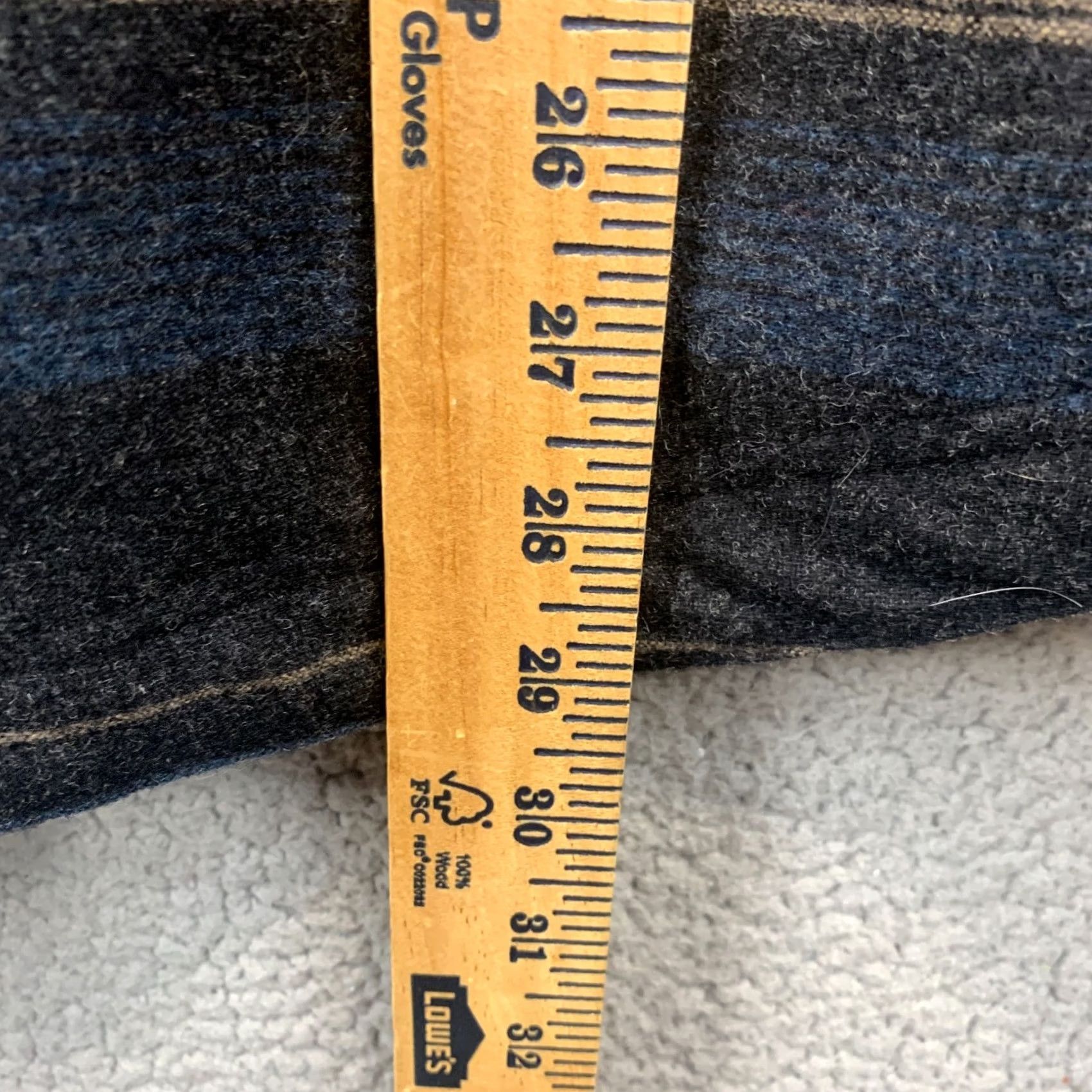 Pendleton Pendleton Jacket Men’s 2XL Blue Tan Gray Striped Wool Blend Insulated Zip Snap Size US XXL / EU 58 / 5 - 6 Thumbnail